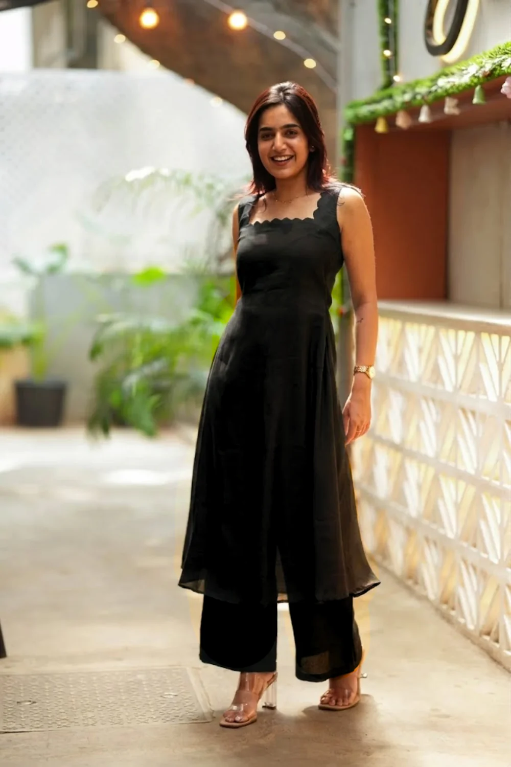 Aarna Black Kurta Set (Set of 2) - Image 2