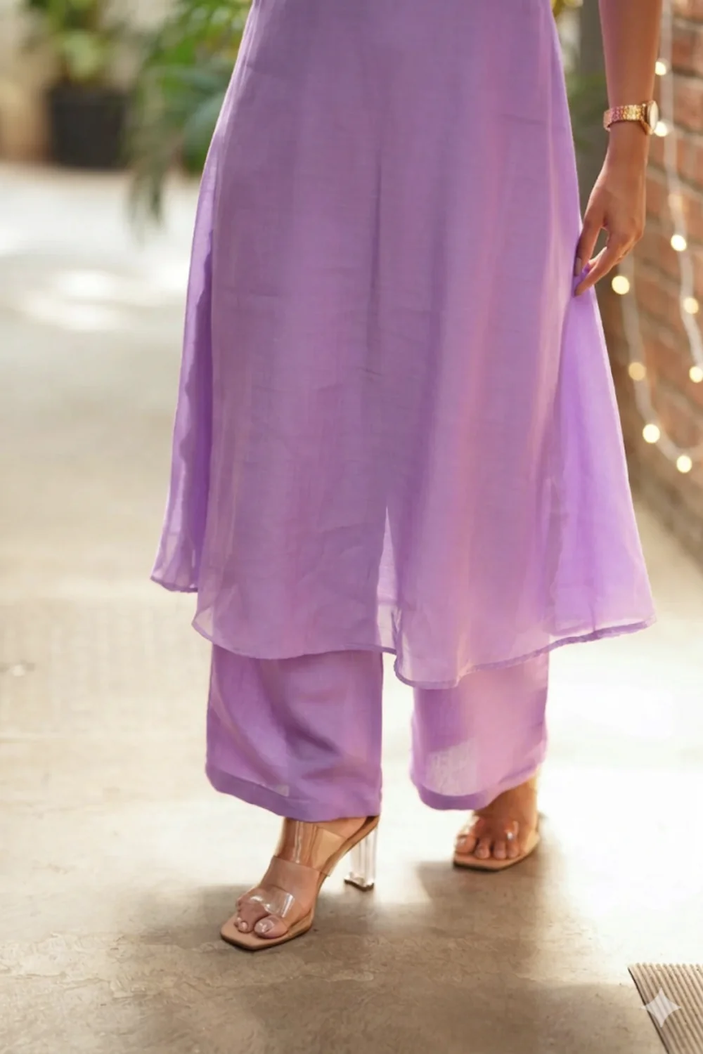 Aarna Lilac Kurta Set (Set of 2) - Image 4