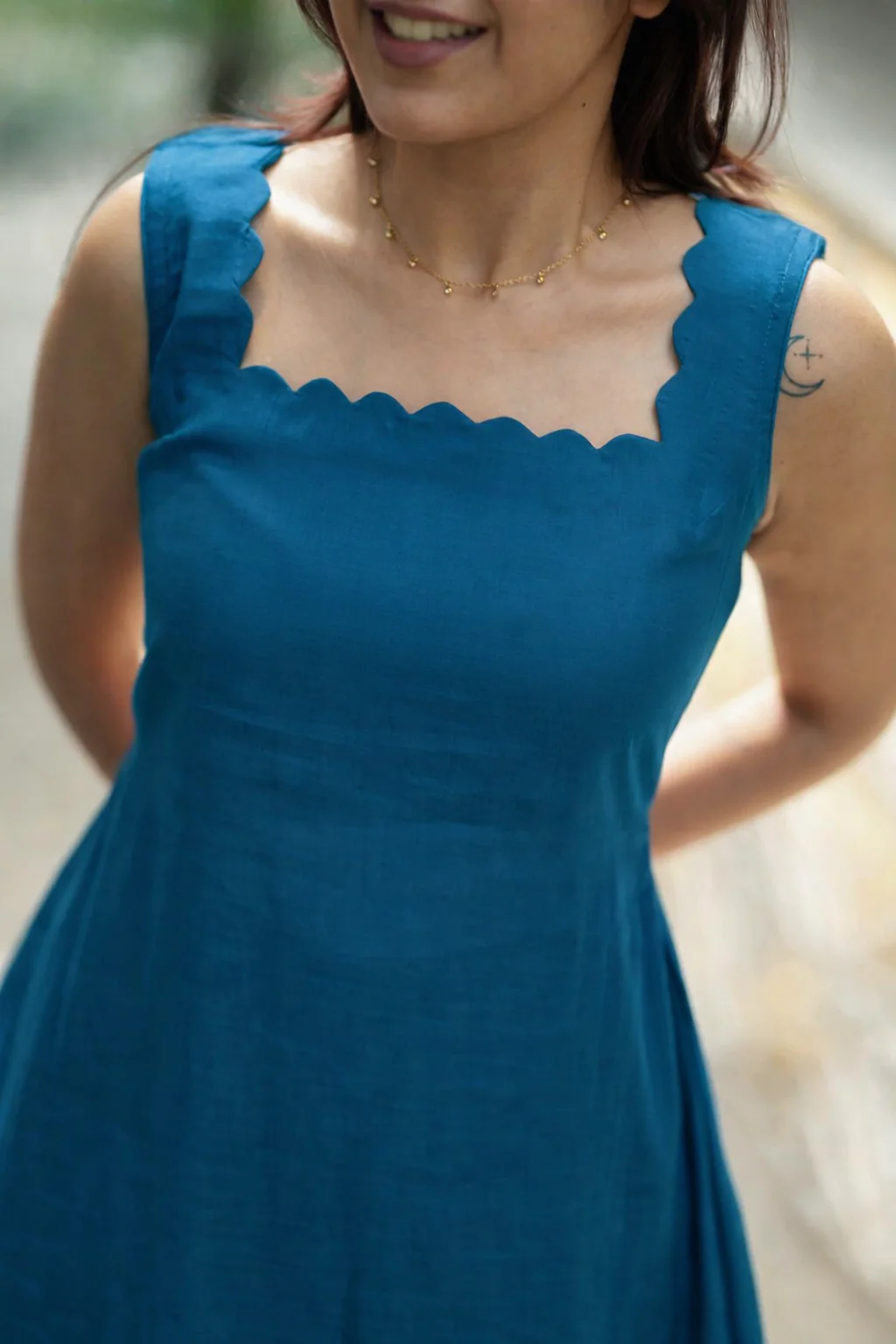 Aarna Teal Kurta Set (Set of 2) - Image 3
