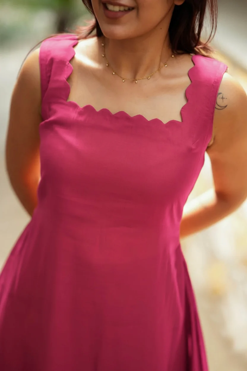 Aarna Rani Pink Kurta Set (Set of 2) - Image 4