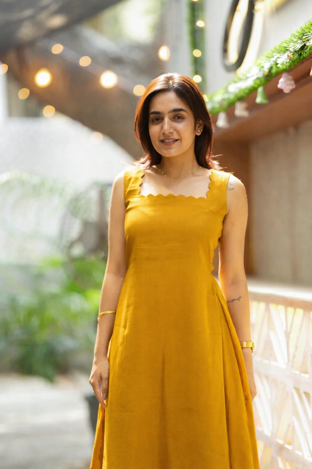 Aarna Yellow Kurta Set (Set of 2) - Image 2