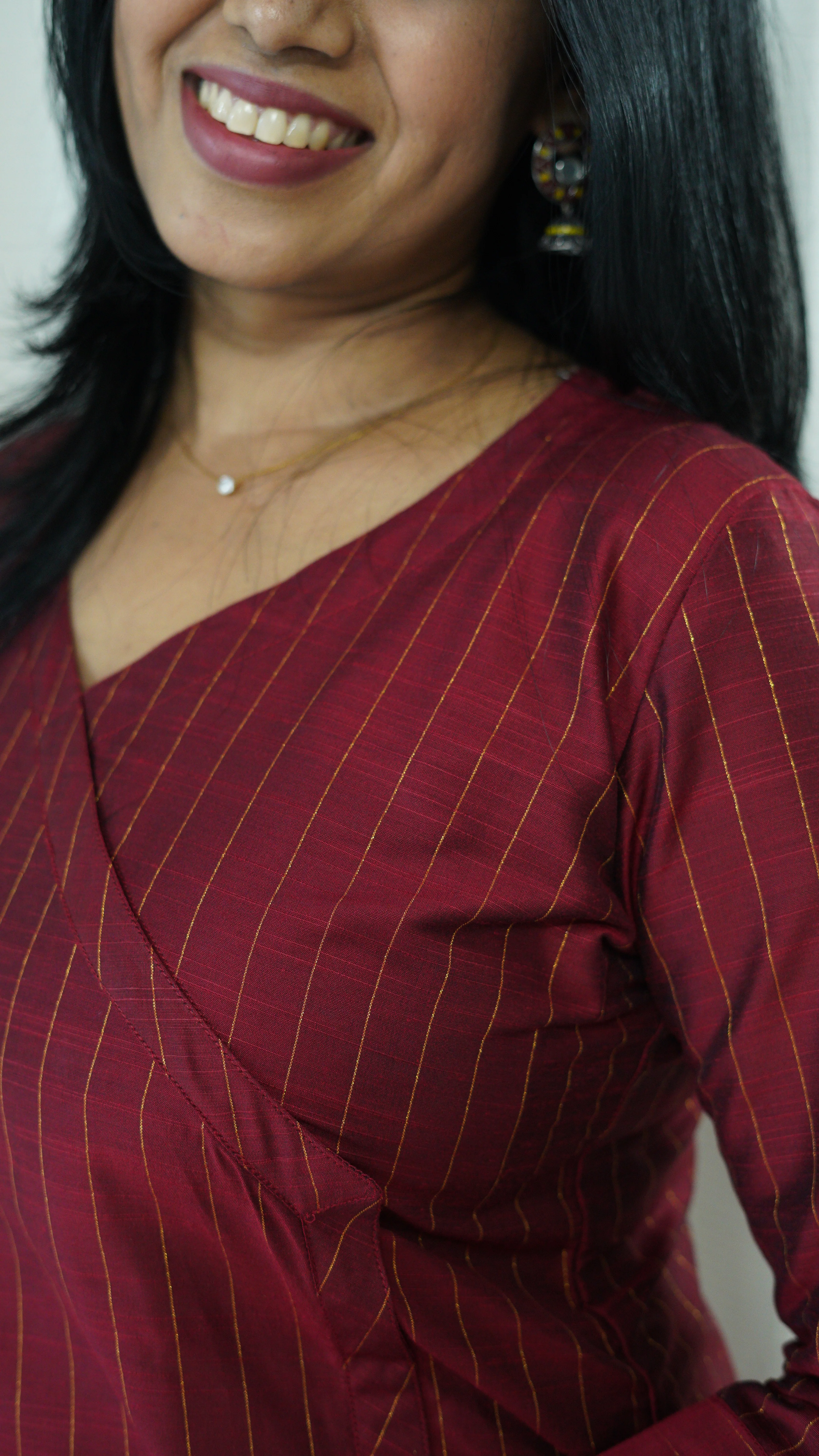 Aatika Maroon Co-Ord Set - Image 3