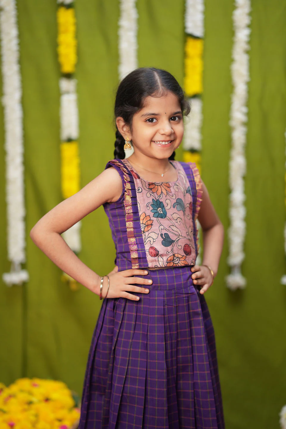 Akshara Purple Lehenga Mini - Image 10