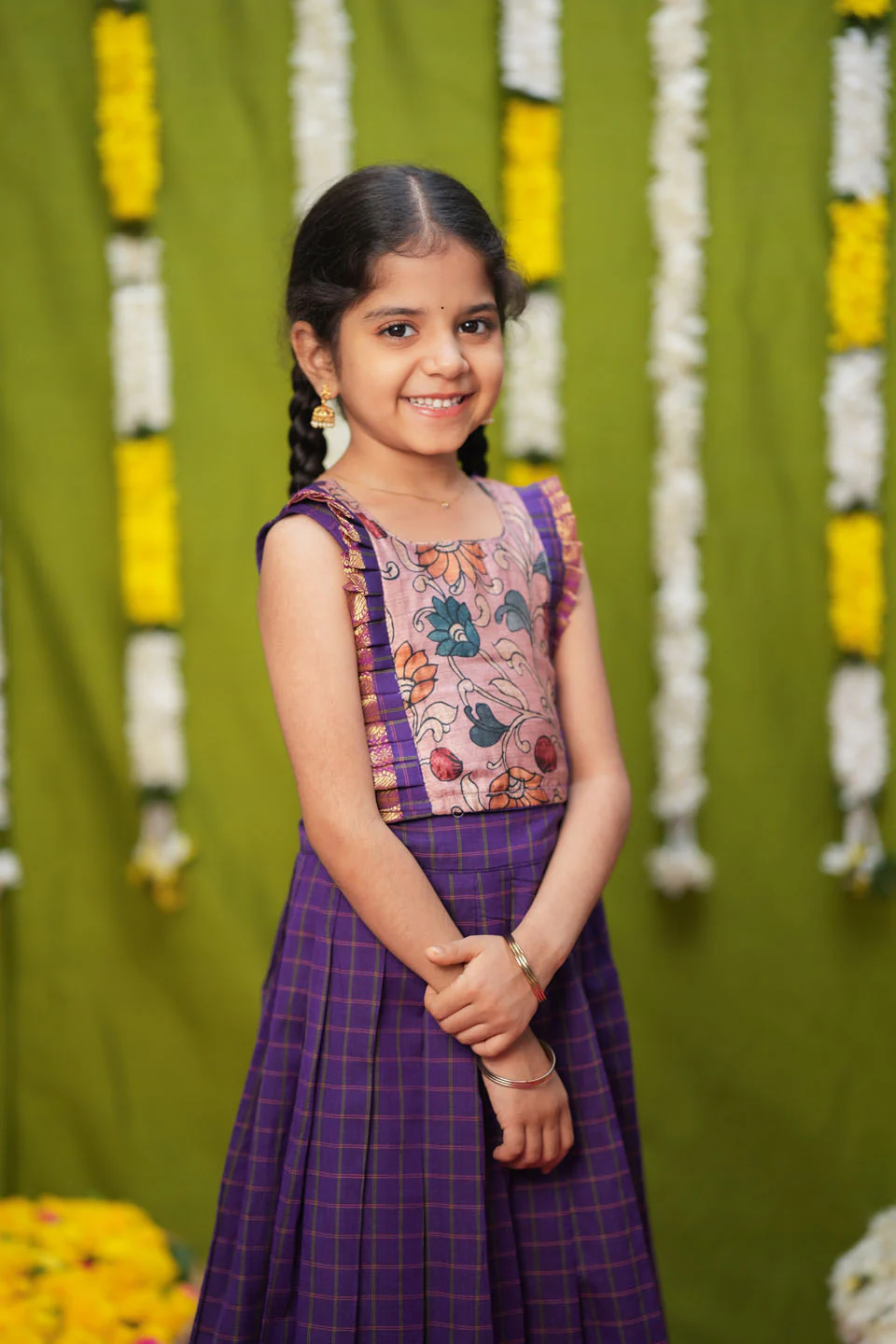 Akshara Purple Lehenga Mini - Image 11