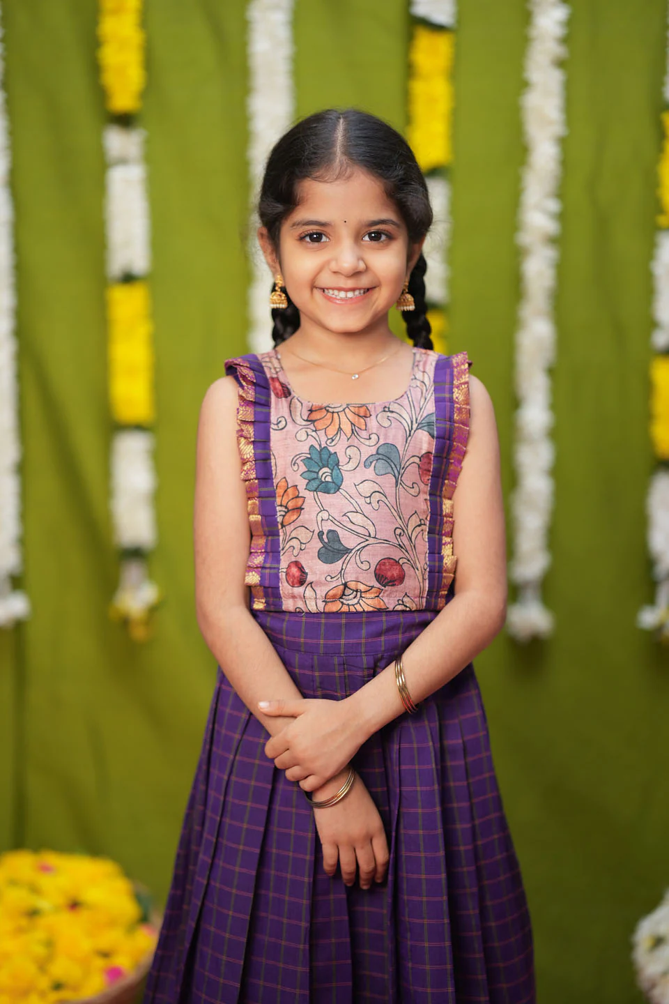 Akshara Purple Lehenga Mini - Image 2