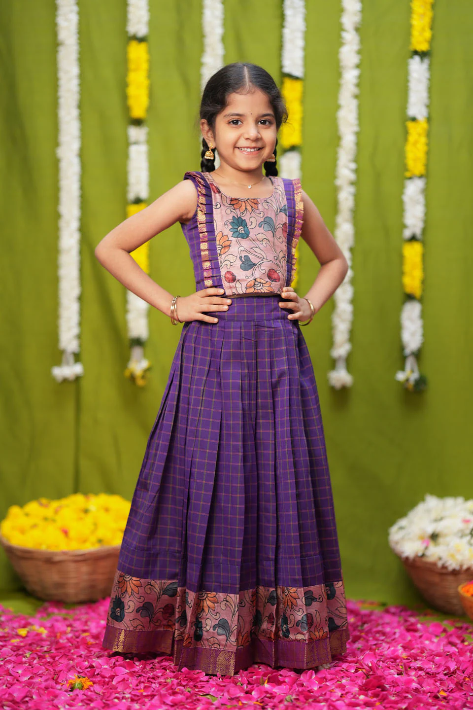 Akshara Purple Lehenga Mini - Image 4