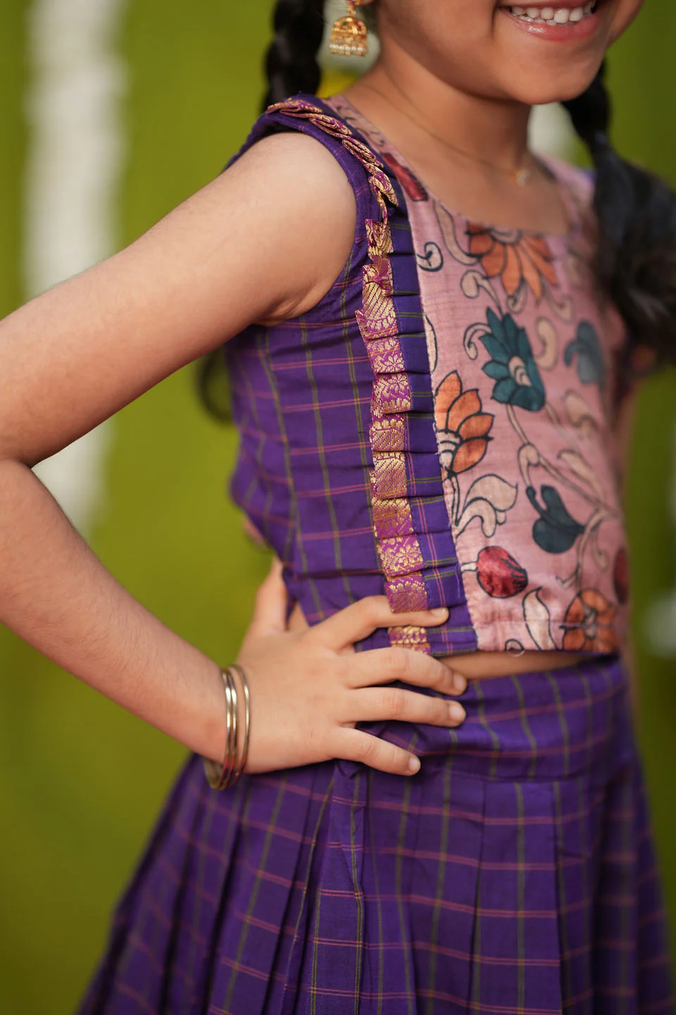 Akshara Purple Lehenga Mini - Image 6
