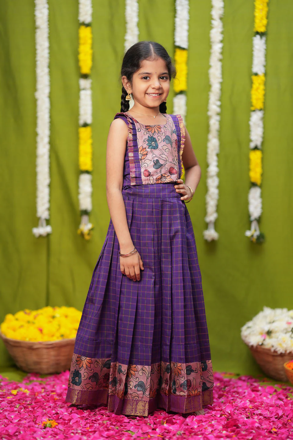 Akshara Purple Lehenga Mini - Image 7