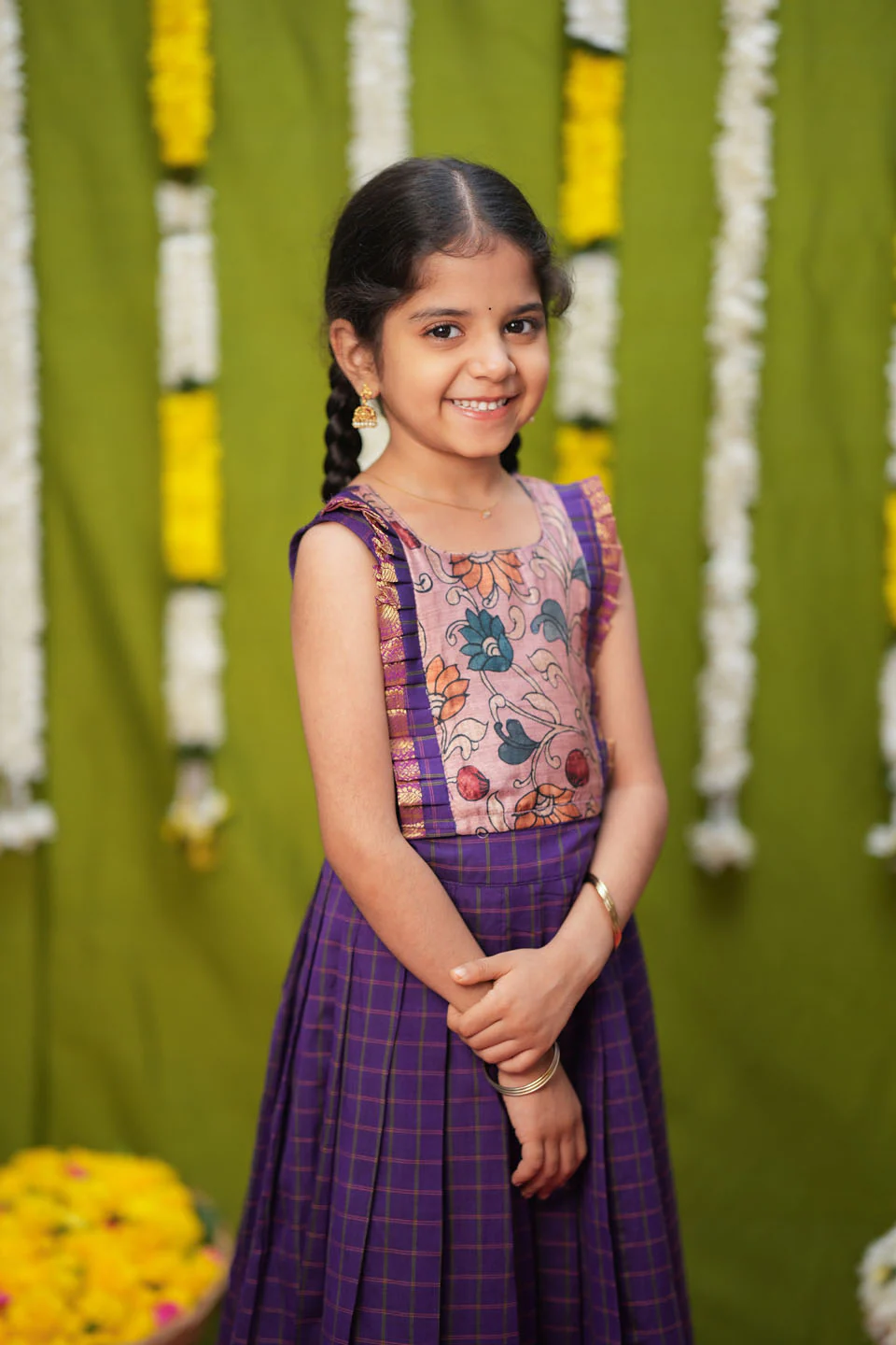 Akshara Purple Lehenga Mini - Image 8