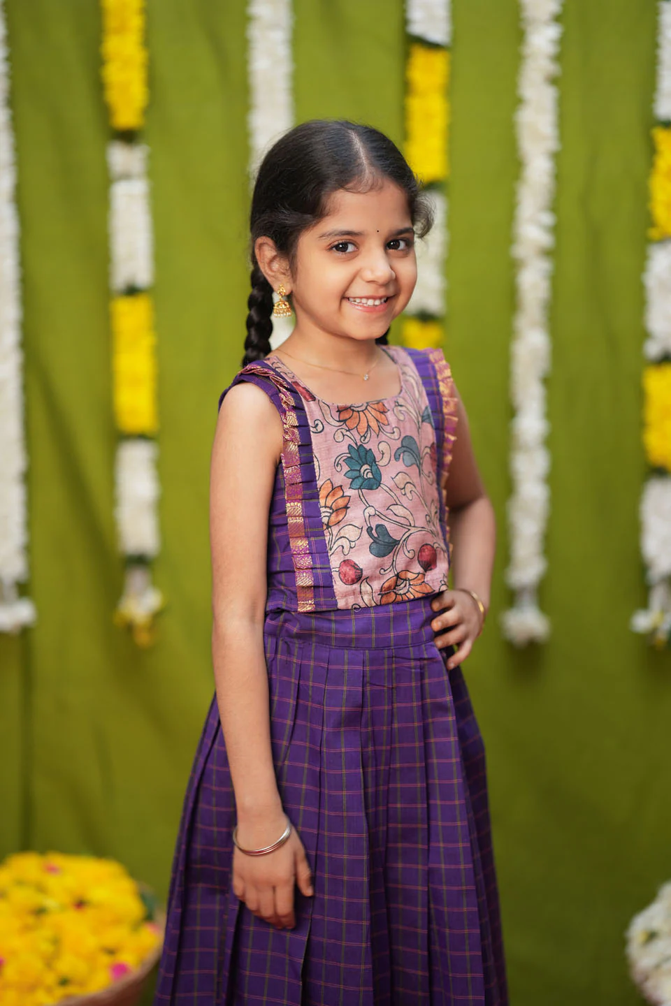 Akshara Purple Lehenga Mini - Image 9