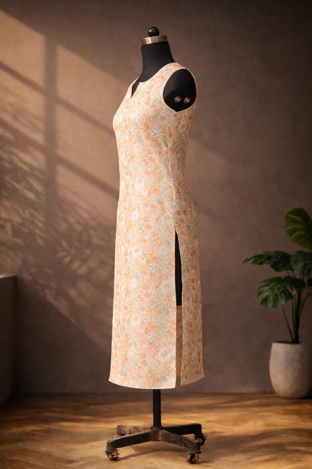 Anika Peach Kurti set - Image 4