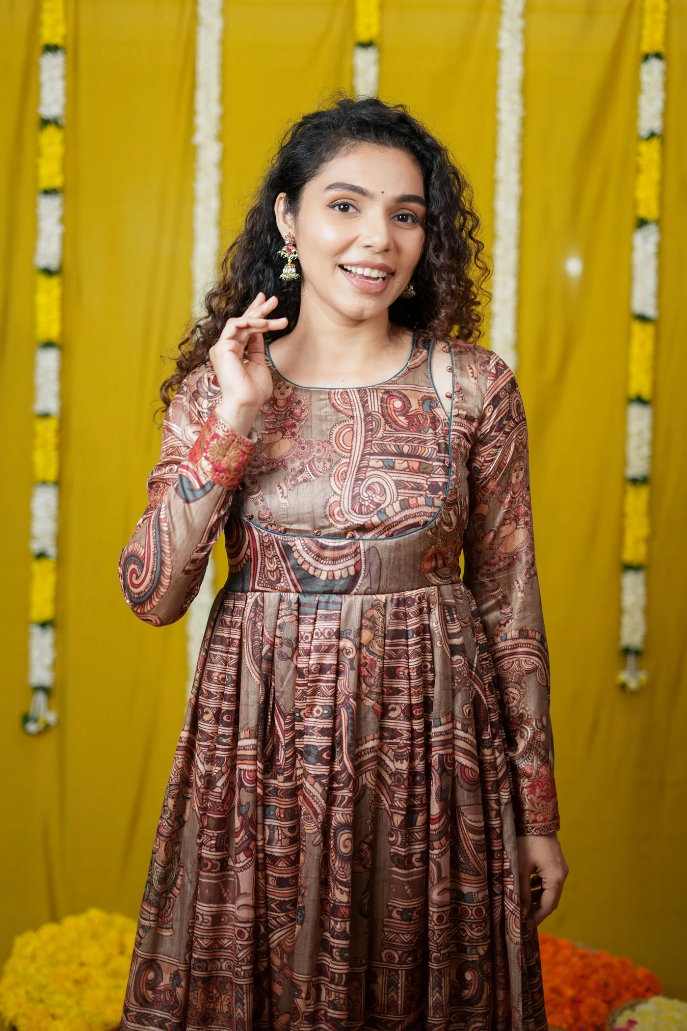 Anvi Grey Maxi Dress (Set of 2) - Image 9