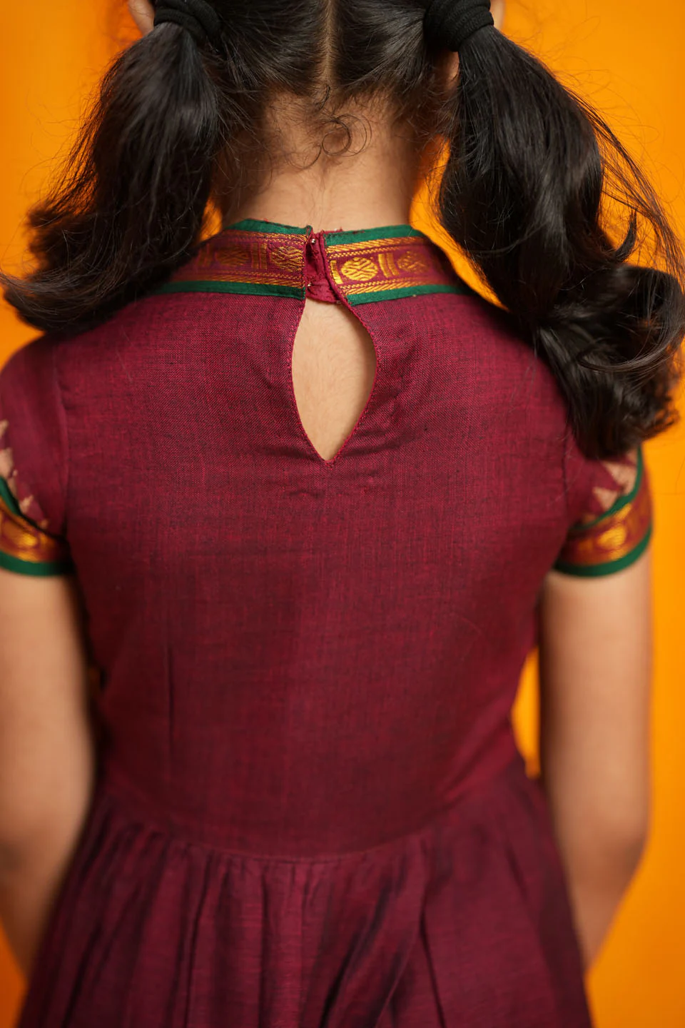 Avanti Maroon Kids Anarkali Mini - Image 10