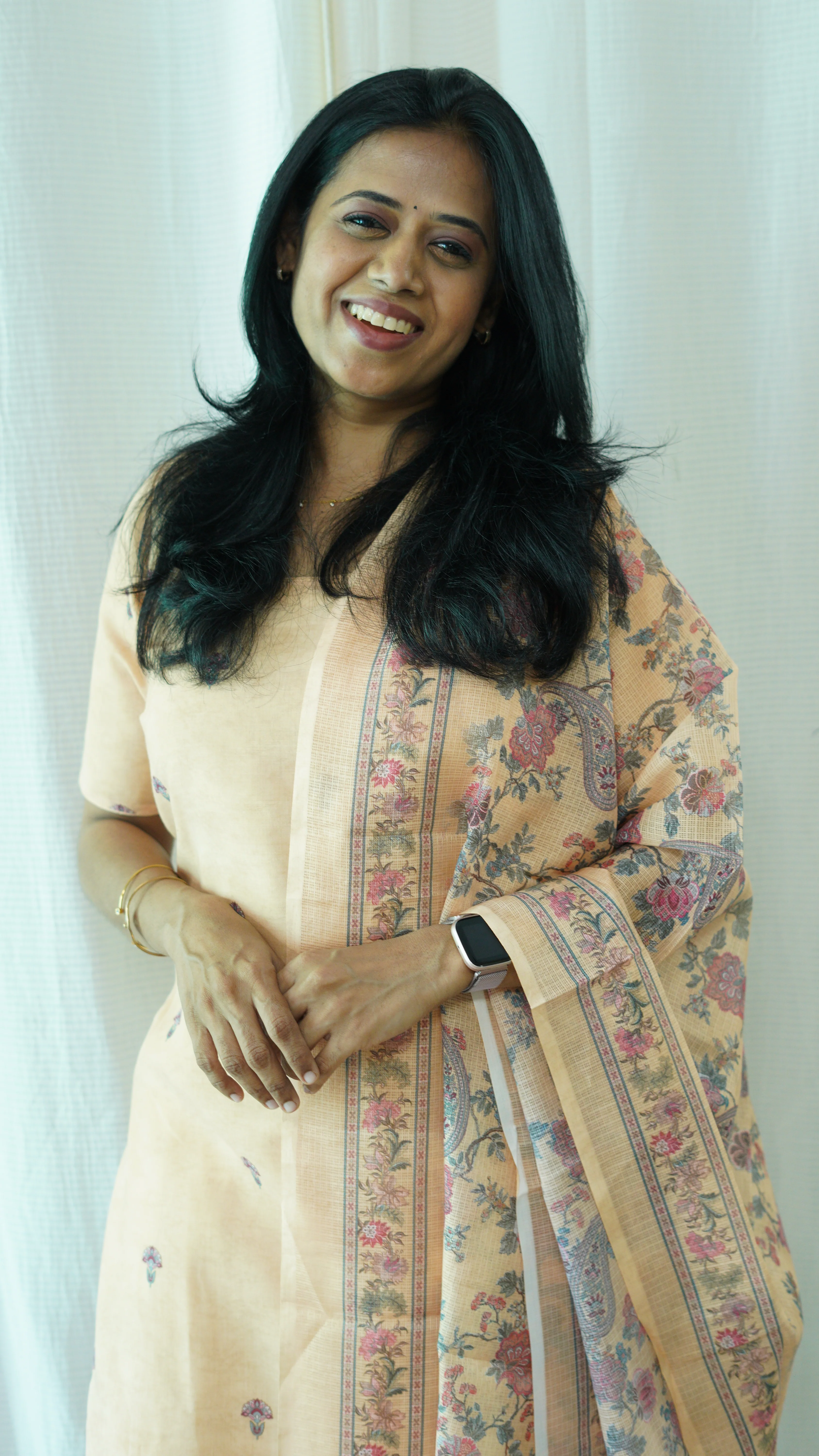 Yellow Chanderi Suit - Image 4