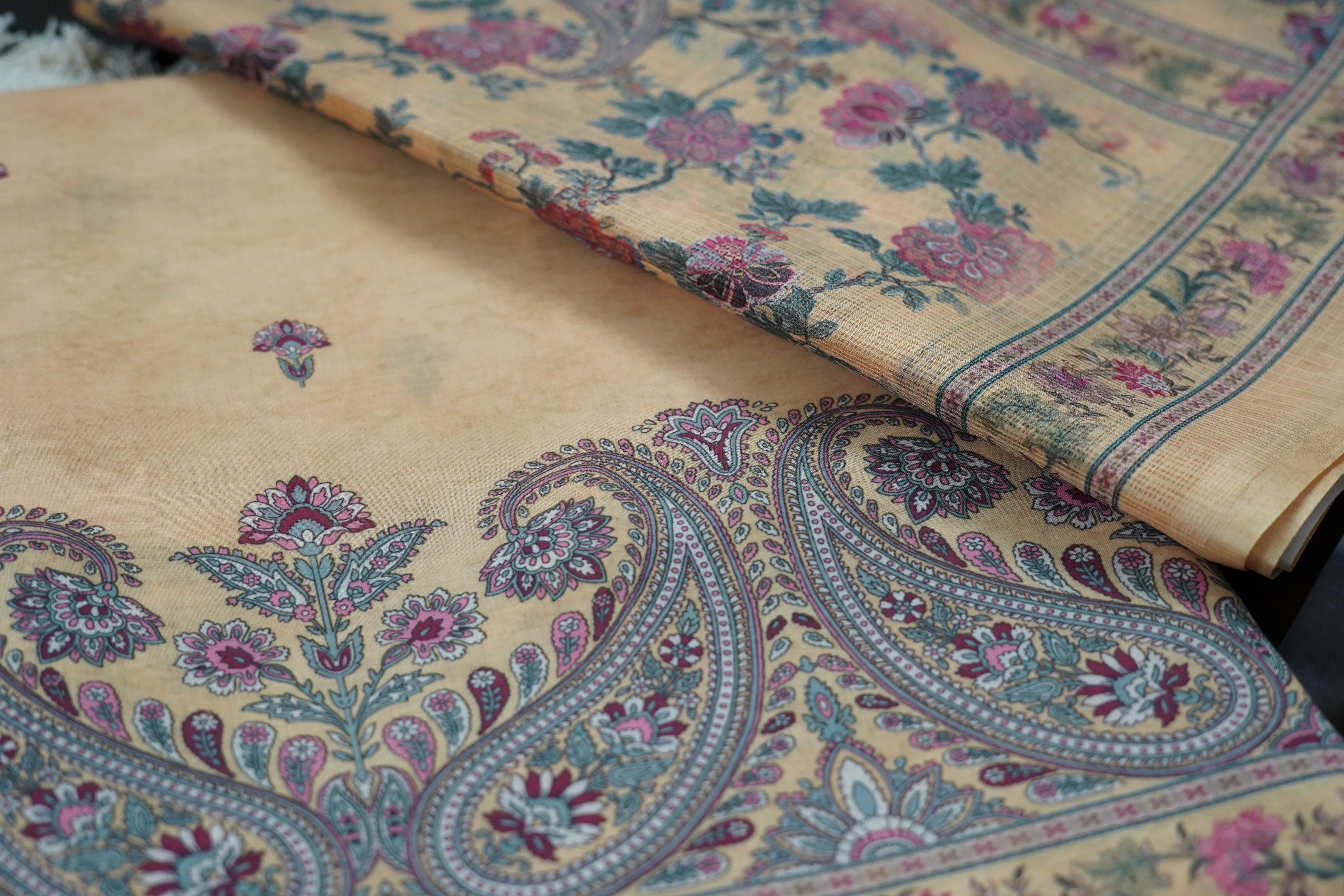 Yellow Chanderi Suit - Image 8