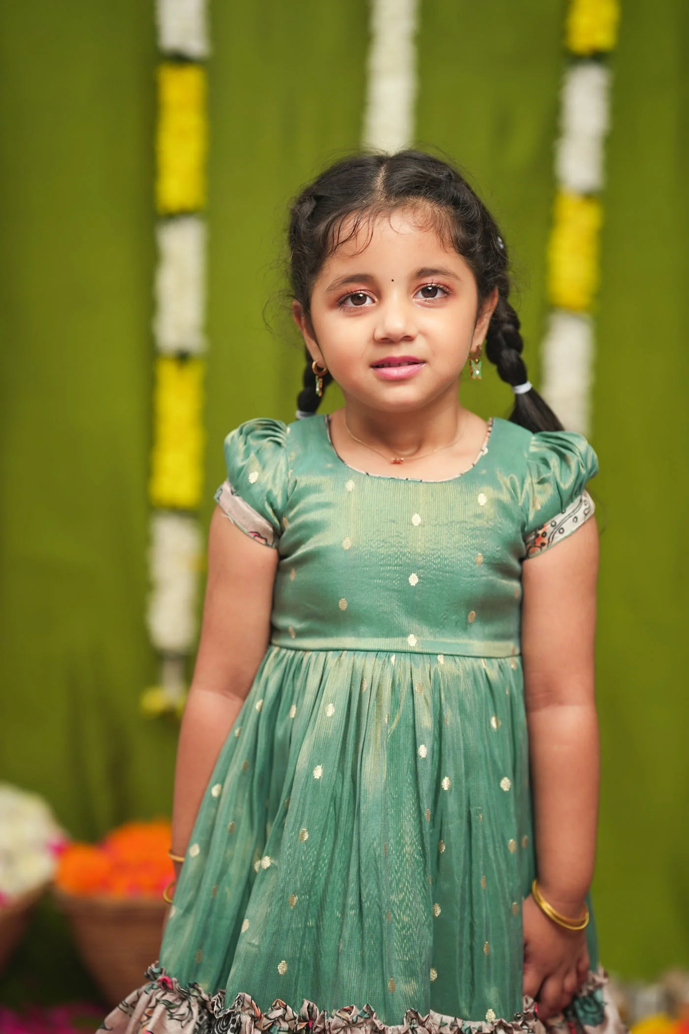 Charita Pastel green Frock Mini - Image 11