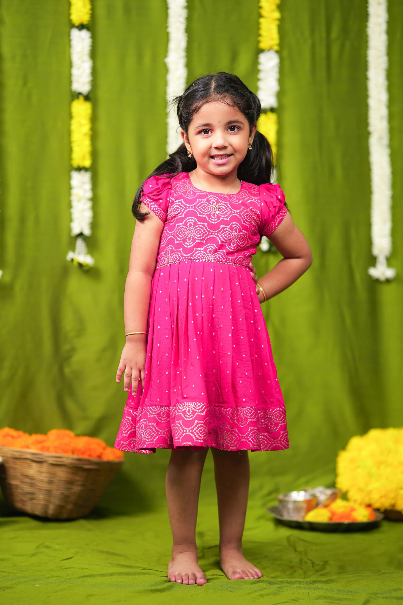 Pravya pink Frock mini - Image 2