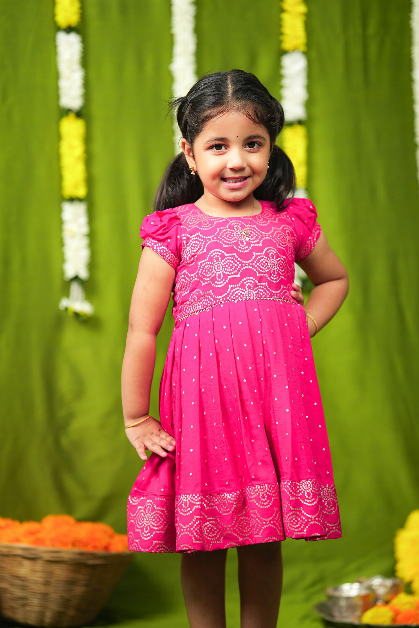 Pravya pink Frock mini - Image 6