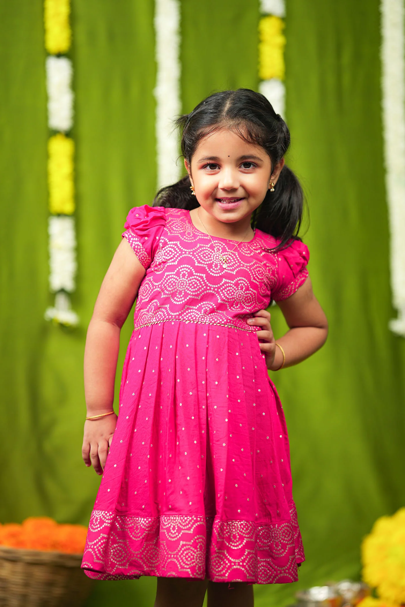 Pravya pink Frock mini - Image 5