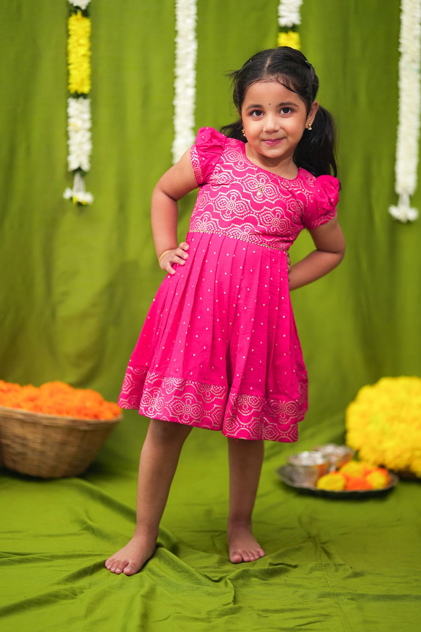 Pravya pink Frock mini - Image 15