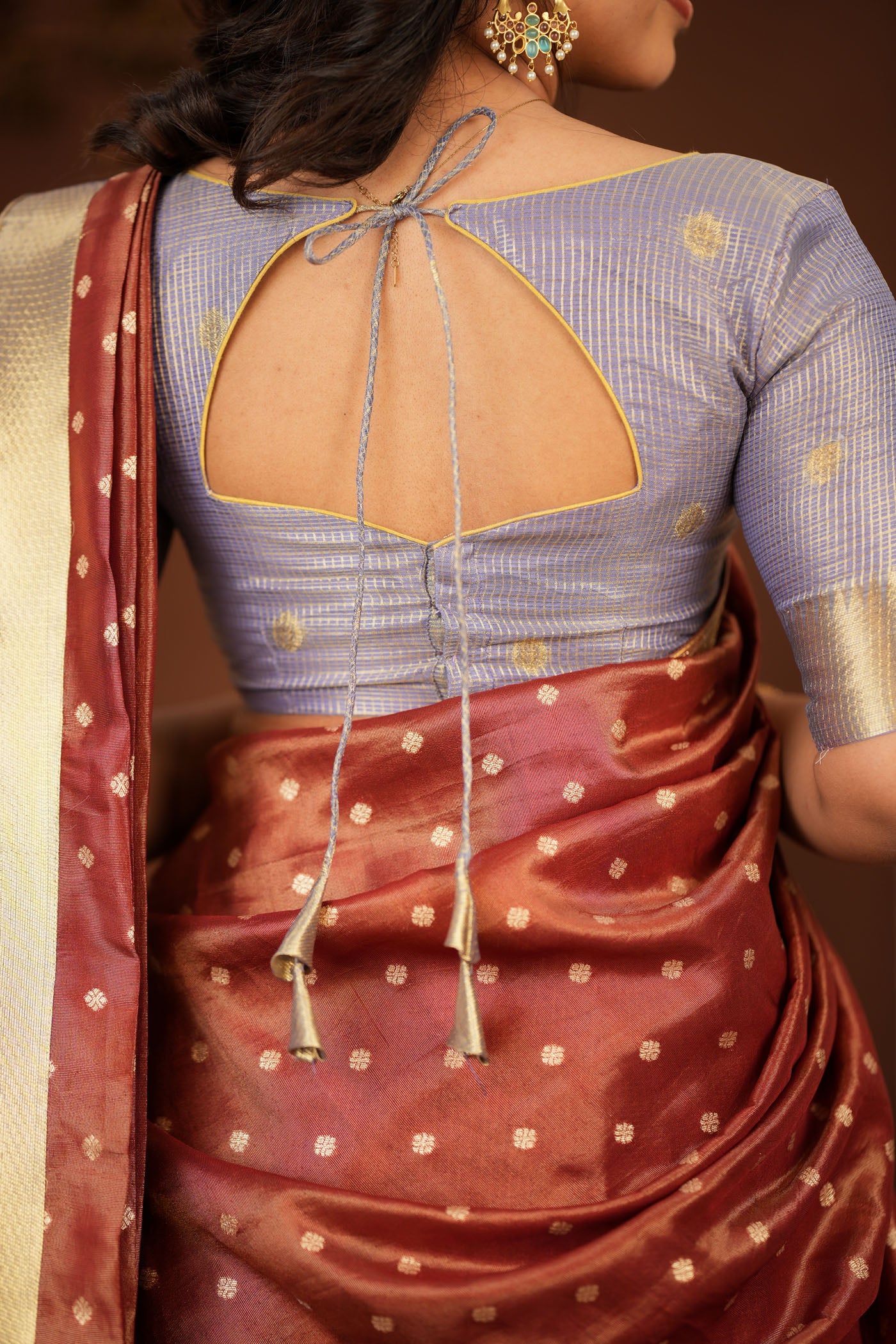 Gargi Lavender Half Saree (Set of 3) - Image 9