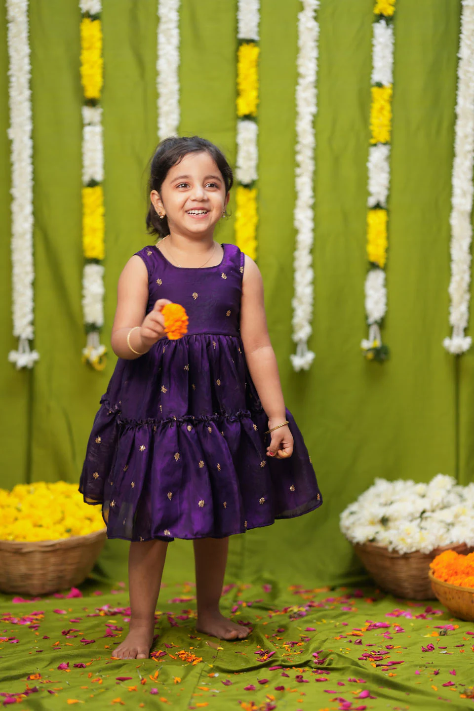 Gayathri Purple Frock Mini - Image 6