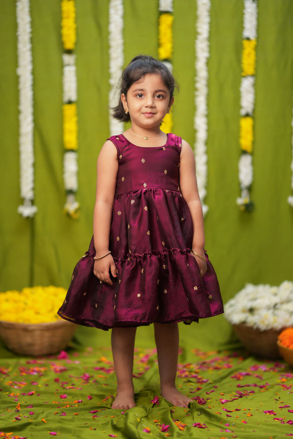 Gayathri Red Frock Mini - Image 11