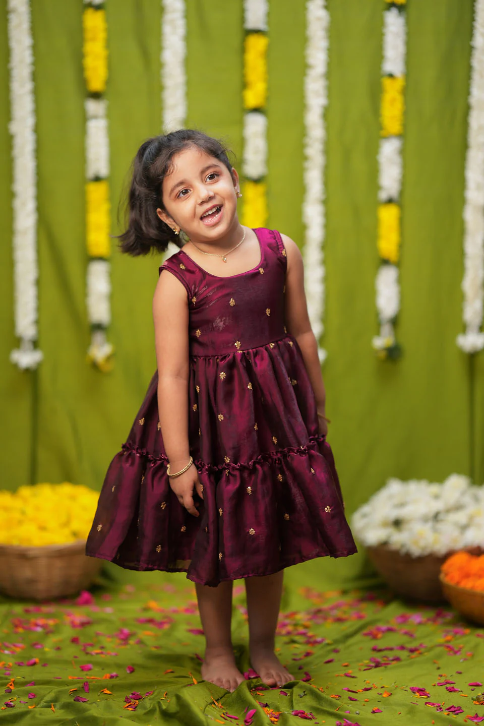 Gayathri Red Frock Mini - Image 2