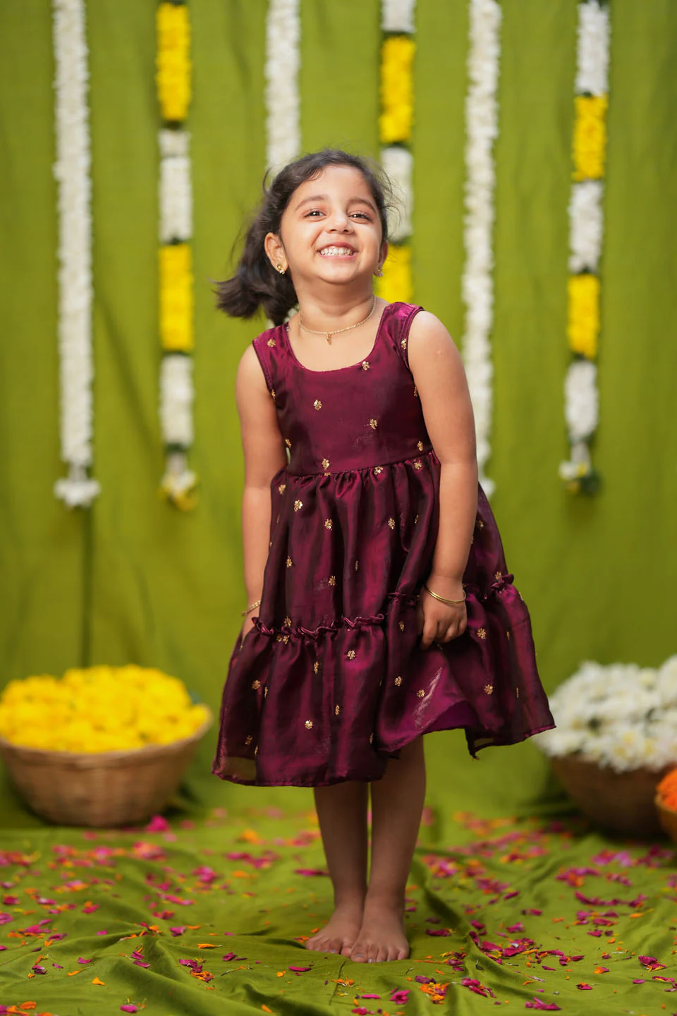 Gayathri Red Frock Mini - Image 5