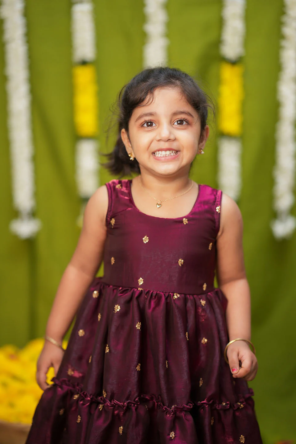 Gayathri Red Frock Mini - Image 9