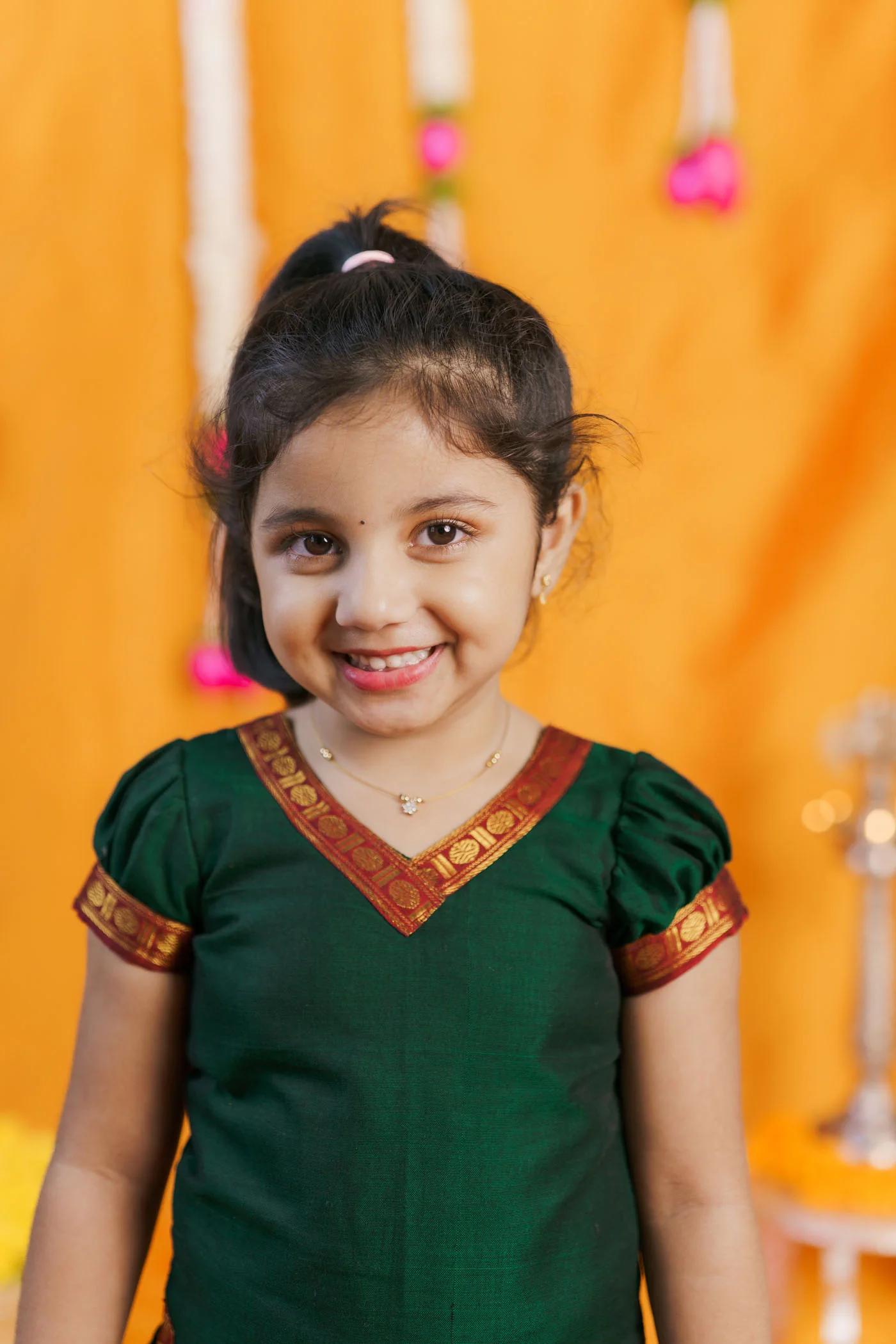 Sreeja Green Kurti Set Mini (Set of 2) - Image 6