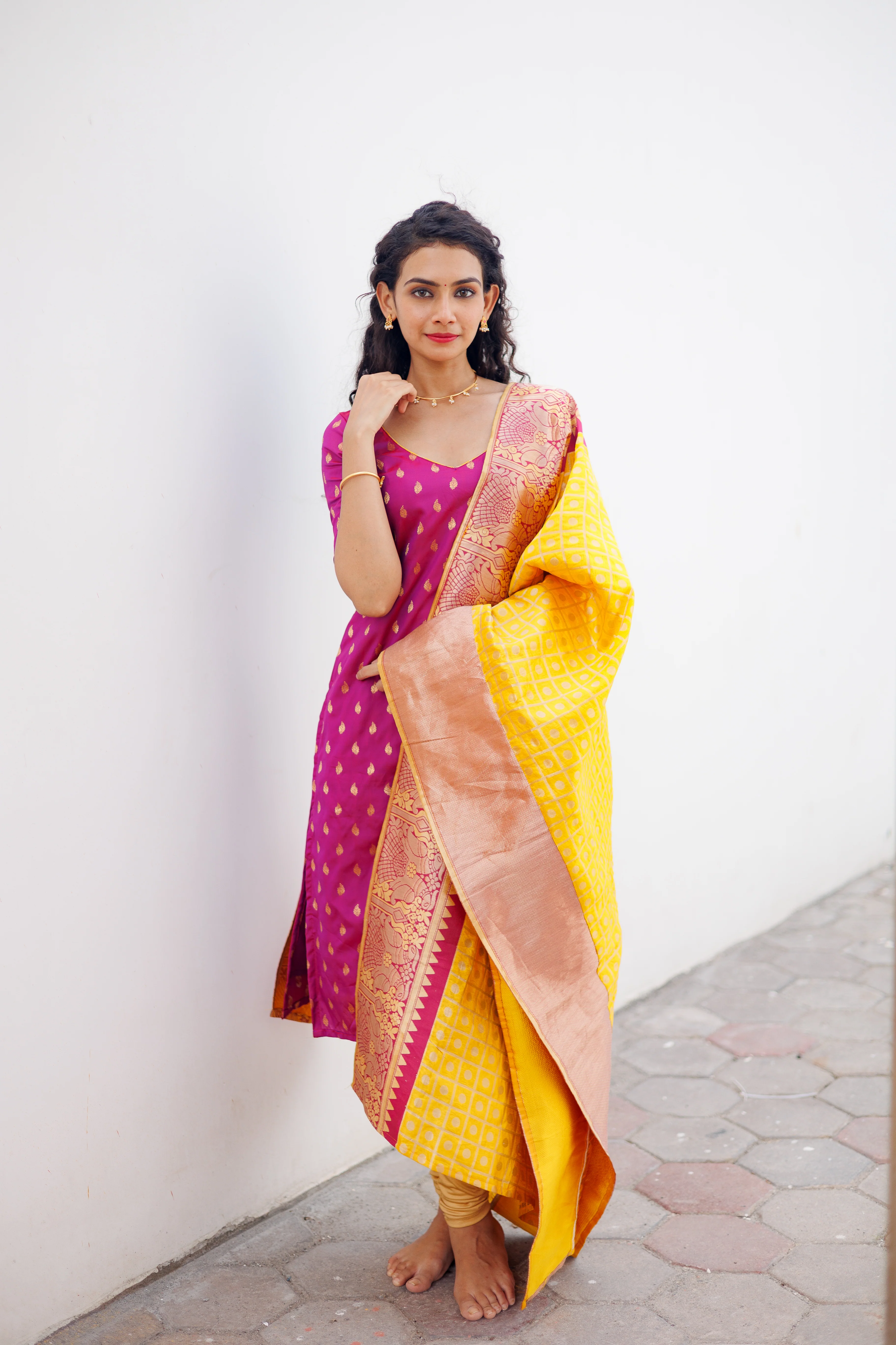 GRG - Aakruti Magenta (Kurti only)- XS only