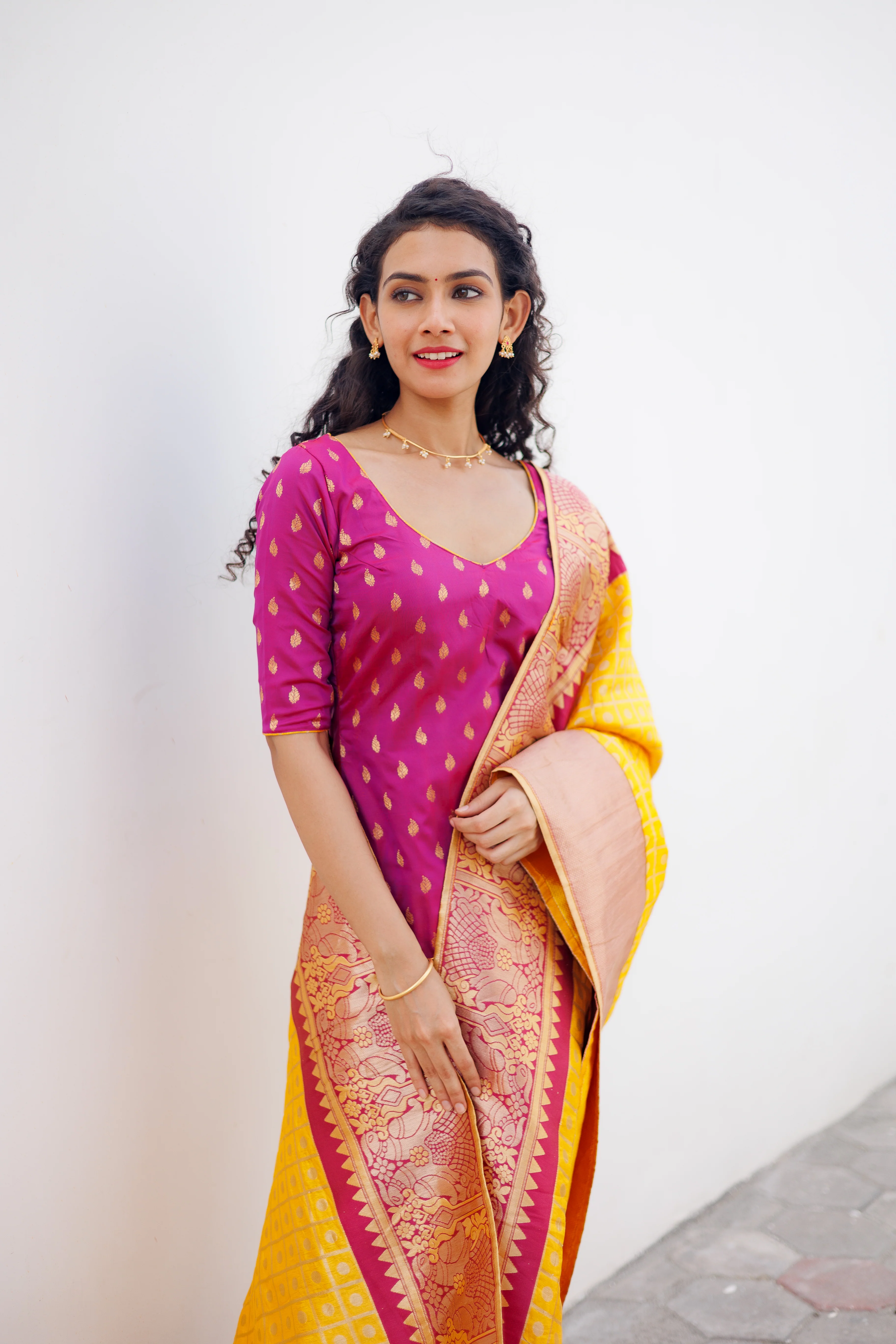 GRG - Aakruti Magenta (Kurti only)- XS only - Image 10