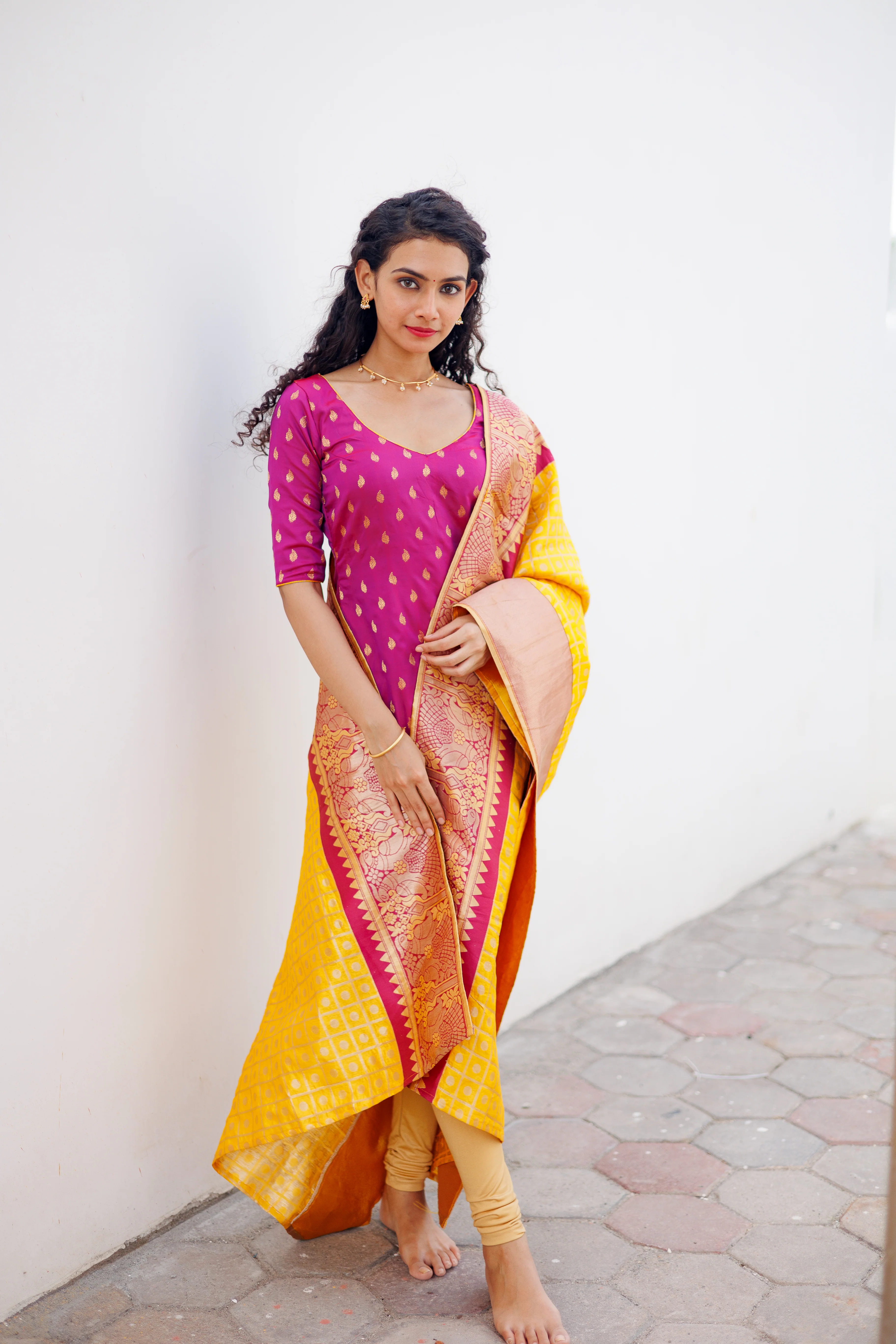GRG - Aakruti Magenta (Kurti only)- XS only - Image 13