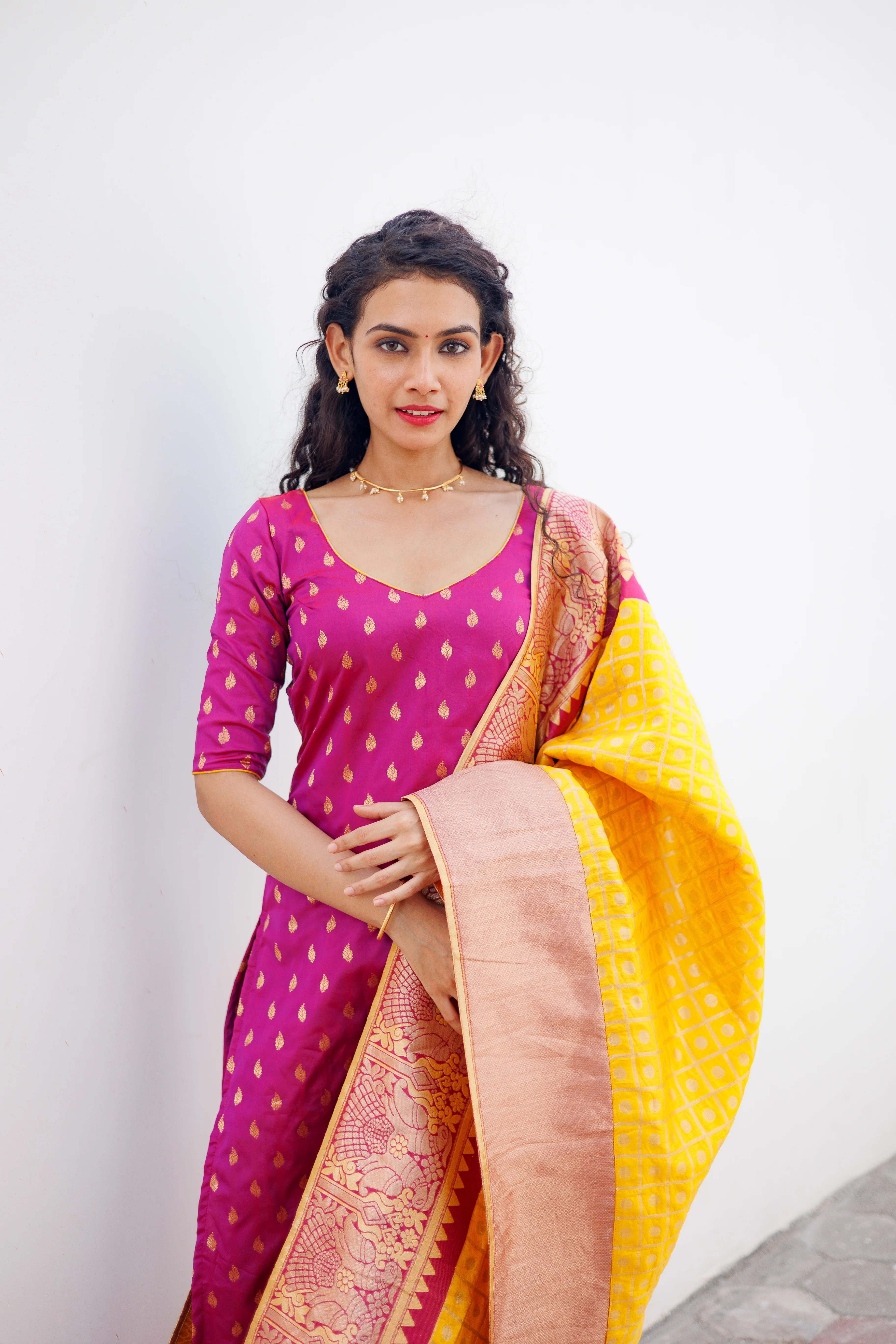 GRG - Aakruti Magenta (Kurti only)- XS only - Image 15