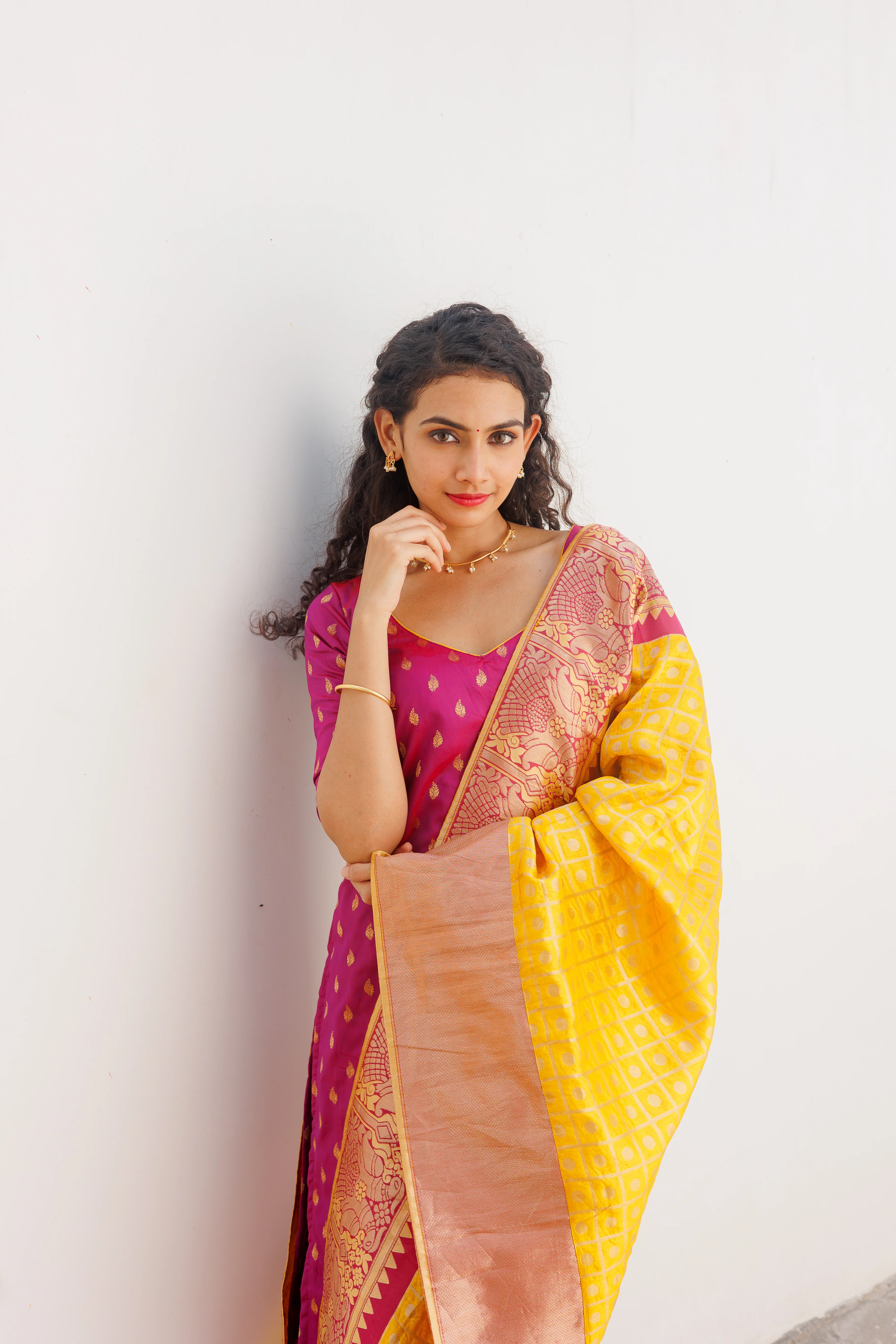 GRG - Aakruti Magenta (Kurti only)- XS only - Image 22