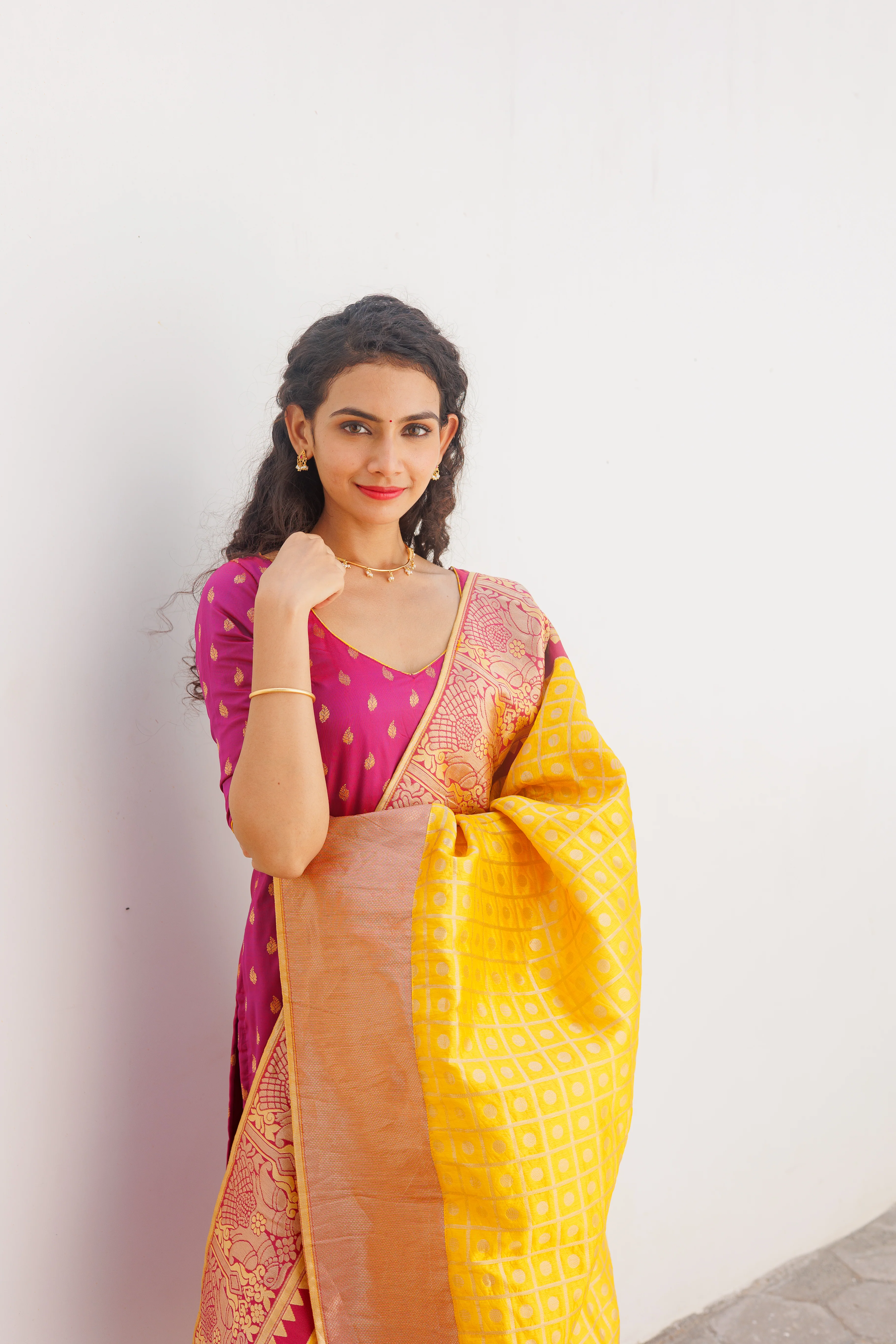 GRG - Aakruti Magenta (Kurti only)- XS only - Image 23