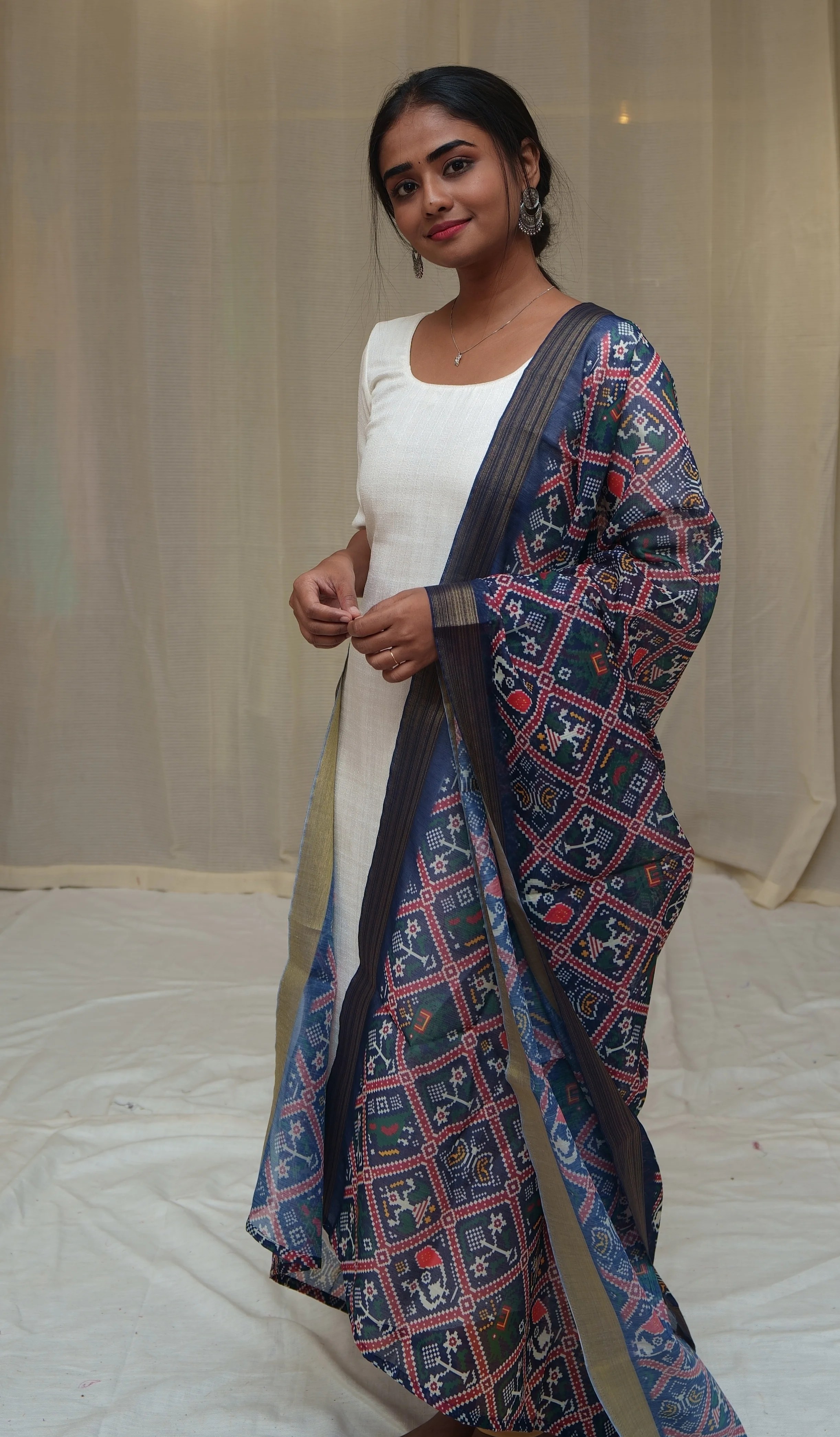 GRG - Kaavya White (Sleeveless Kurti only) - M only - Image 3