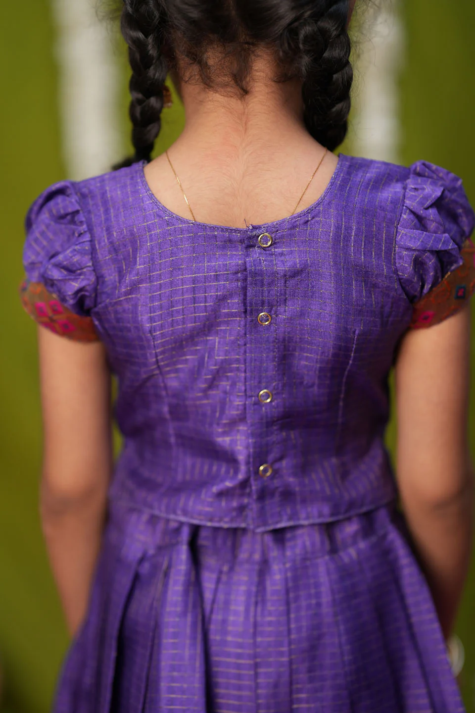 Hamsini Violet lehenga mini - Image 10