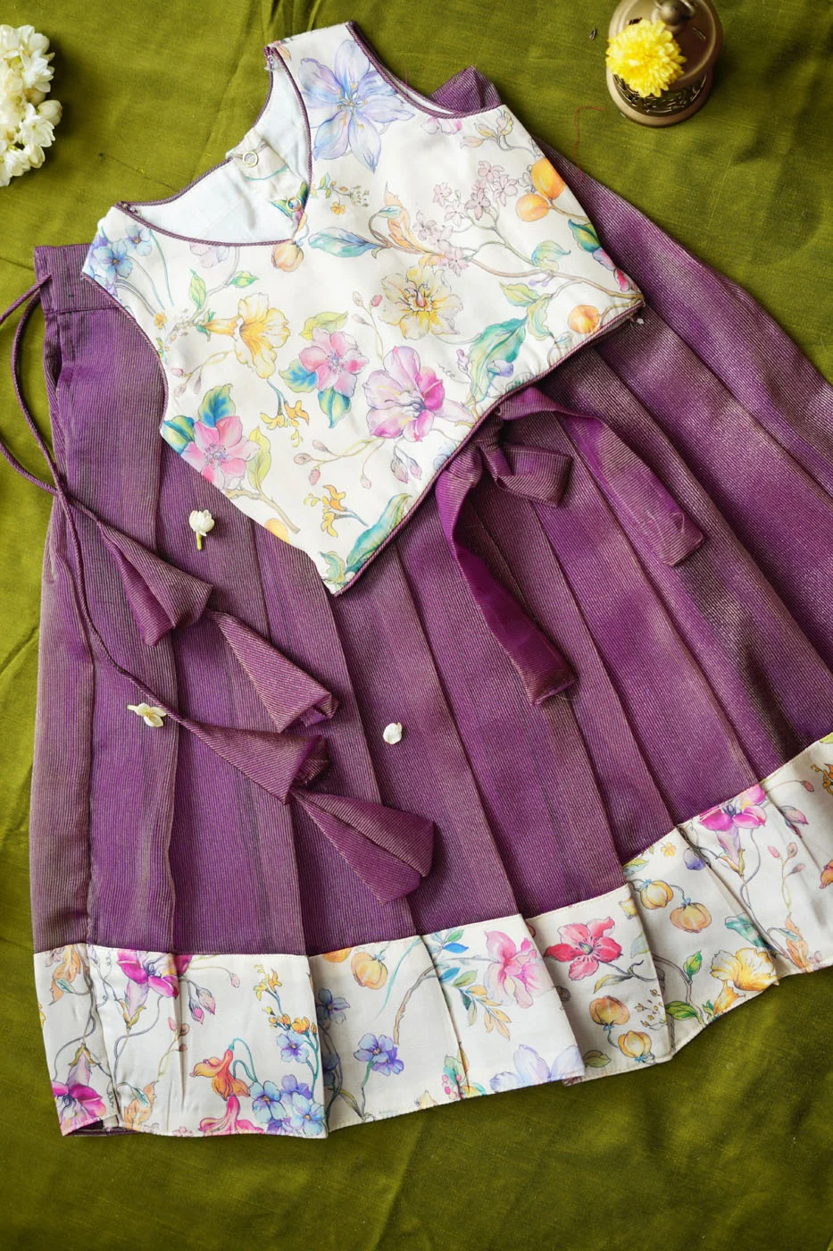 Hemali Violet floral Kids Mini - Image 3