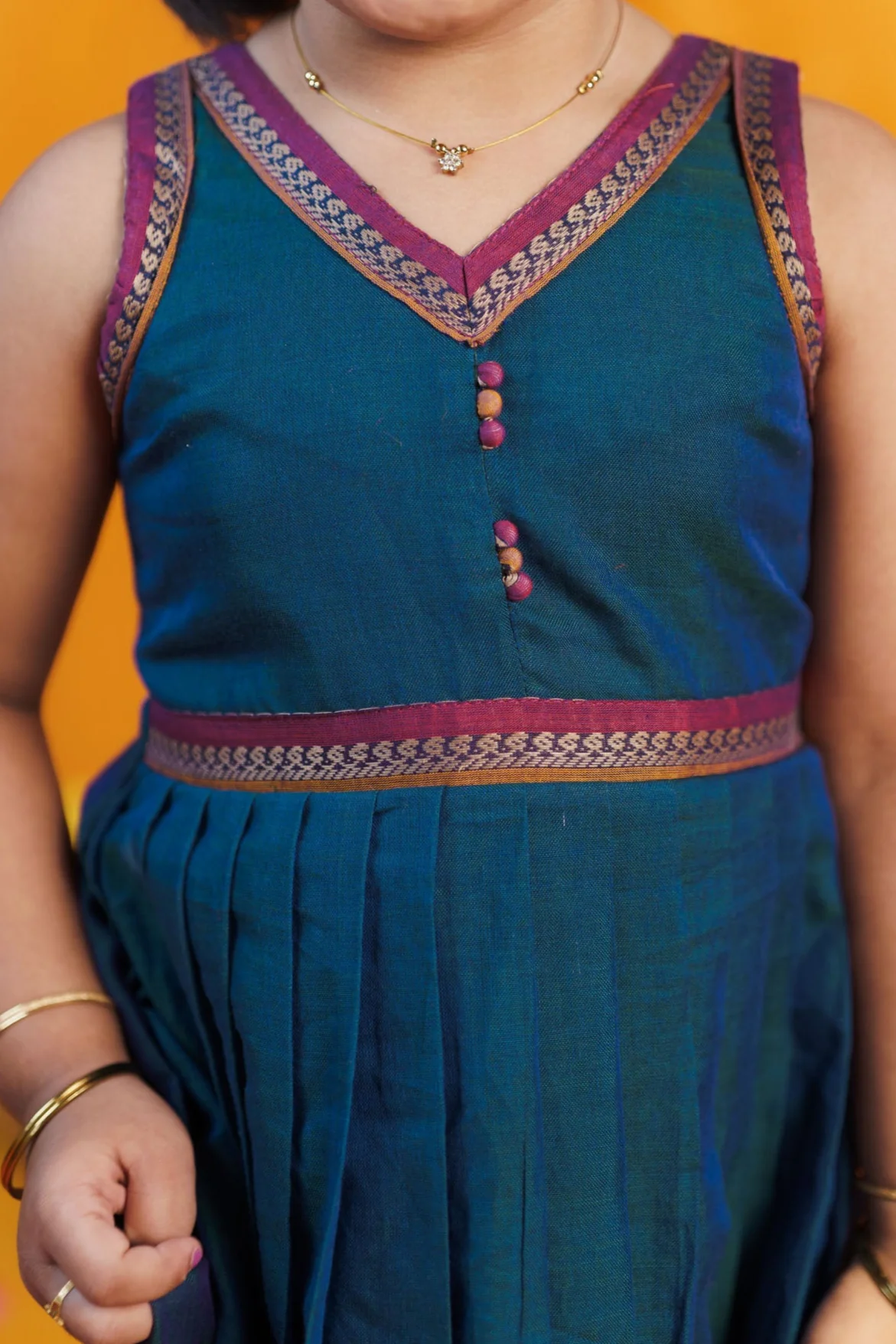 Geetanjali Teal Mom & Me Set - Image 16