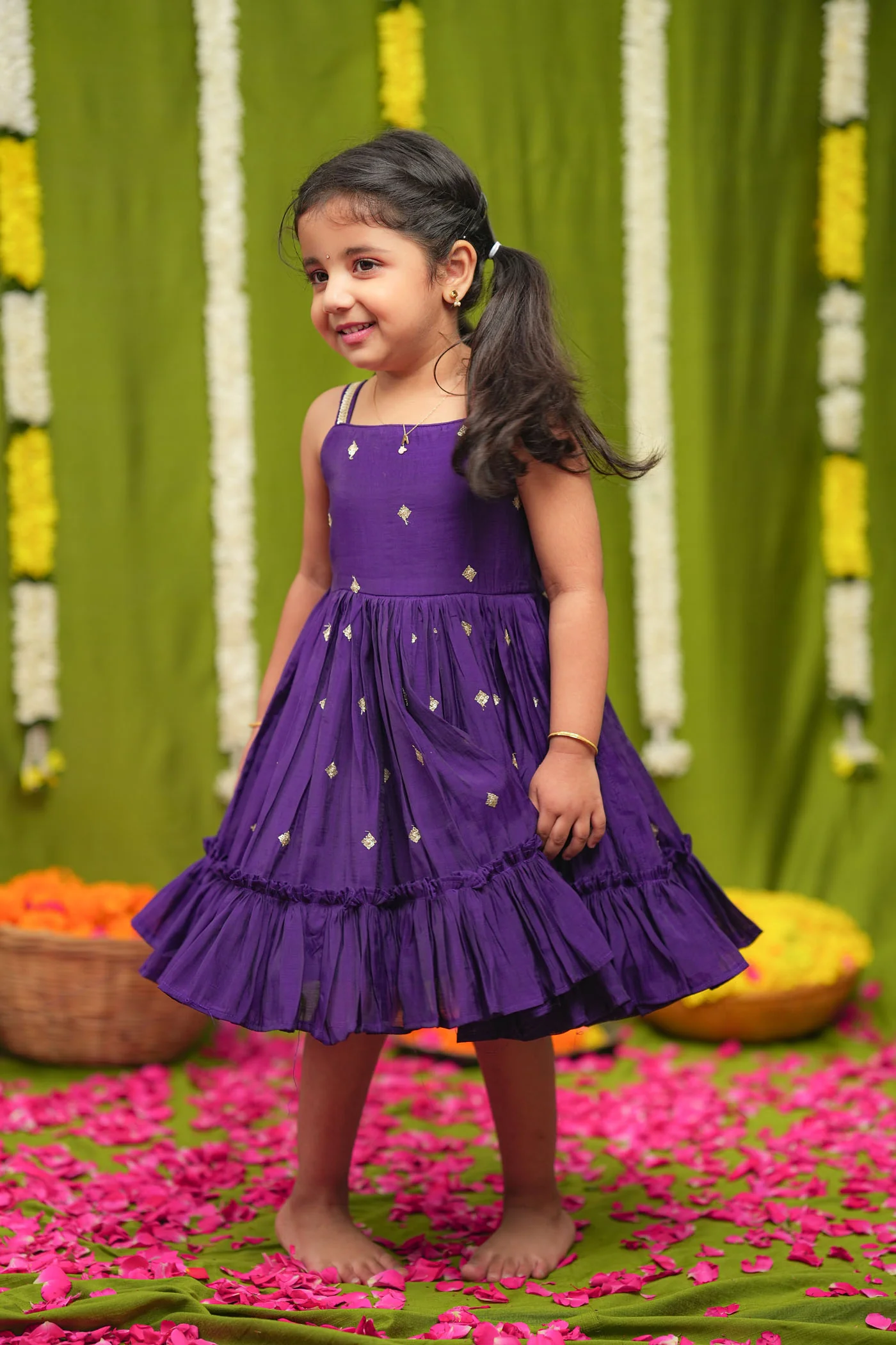 IMD - Meera violet Frock Mini - Image 10