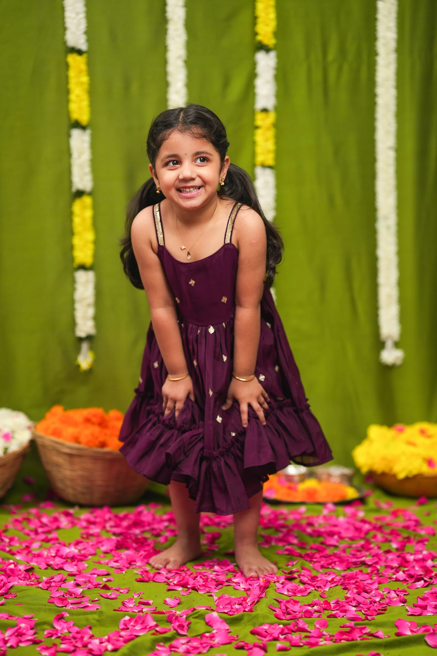 Meera Wine Frock Mini - Image 13