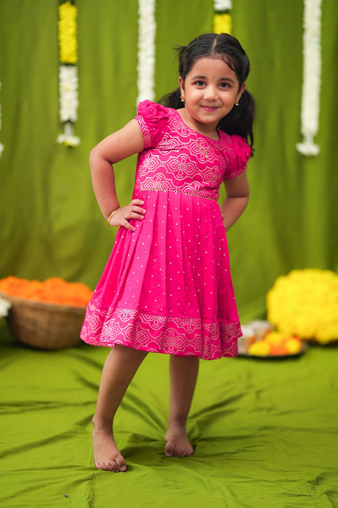Pravya pink Frock mini - Image 14