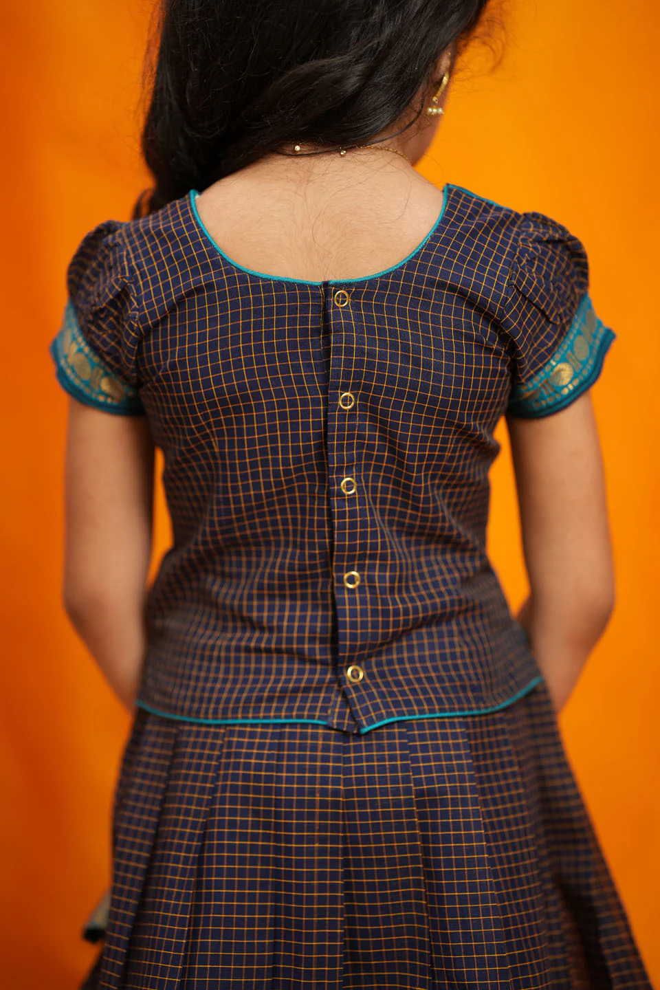 IMD - Ruhika Navy Handloom Cotton Mini - Image 12