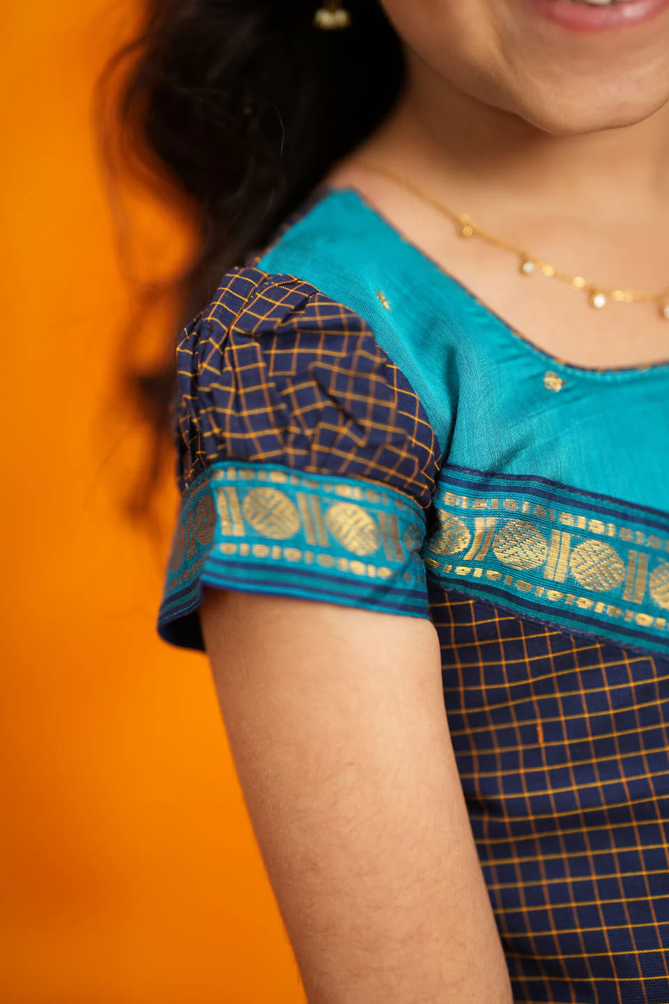 IMD - Ruhika Navy Handloom Cotton Mini - Image 14