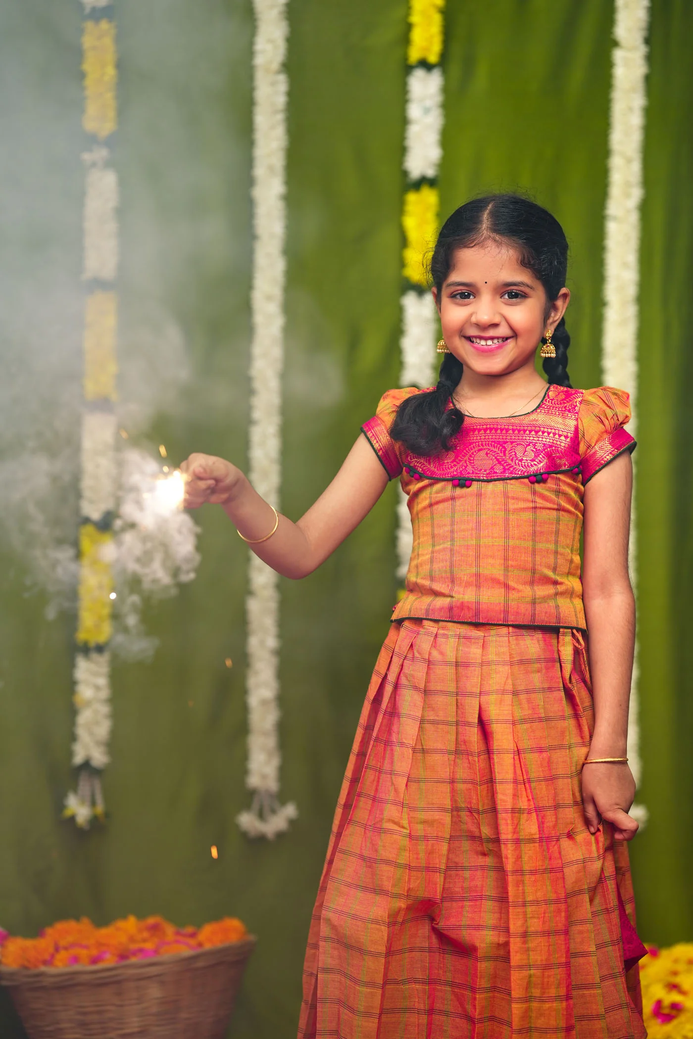 IMD - Samaira Yellow Lehenga Mini (Set of 2) - Image 4
