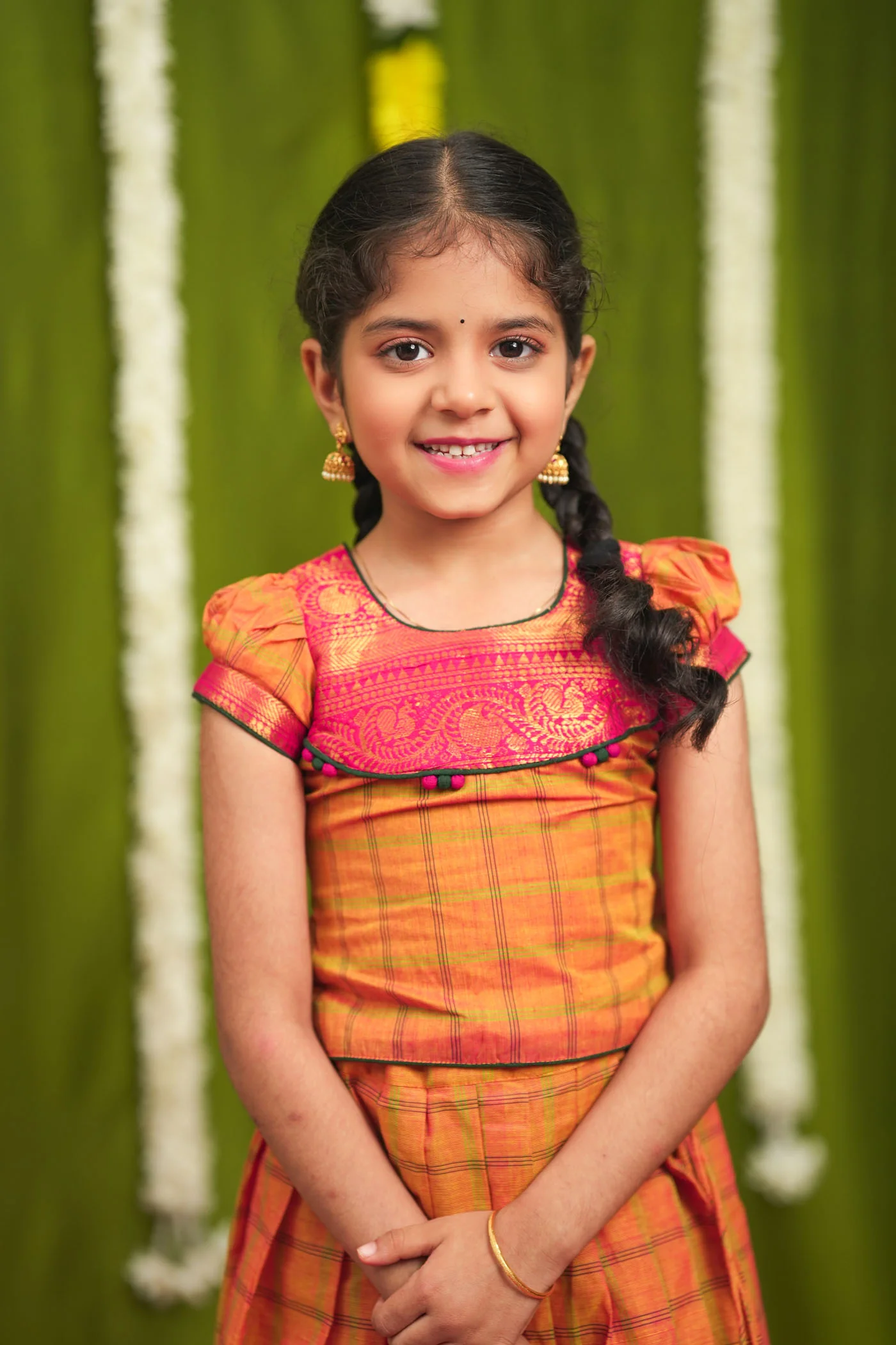 IMD - Samaira Yellow Lehenga Mini (Set of 2) - Image 6