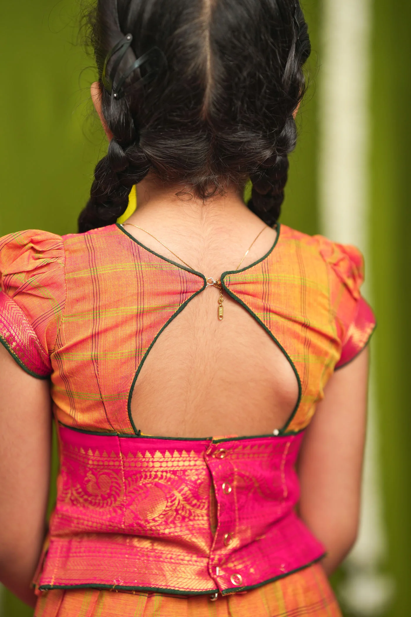 IMD - Samaira Yellow Lehenga Mini (Set of 2) - Image 8