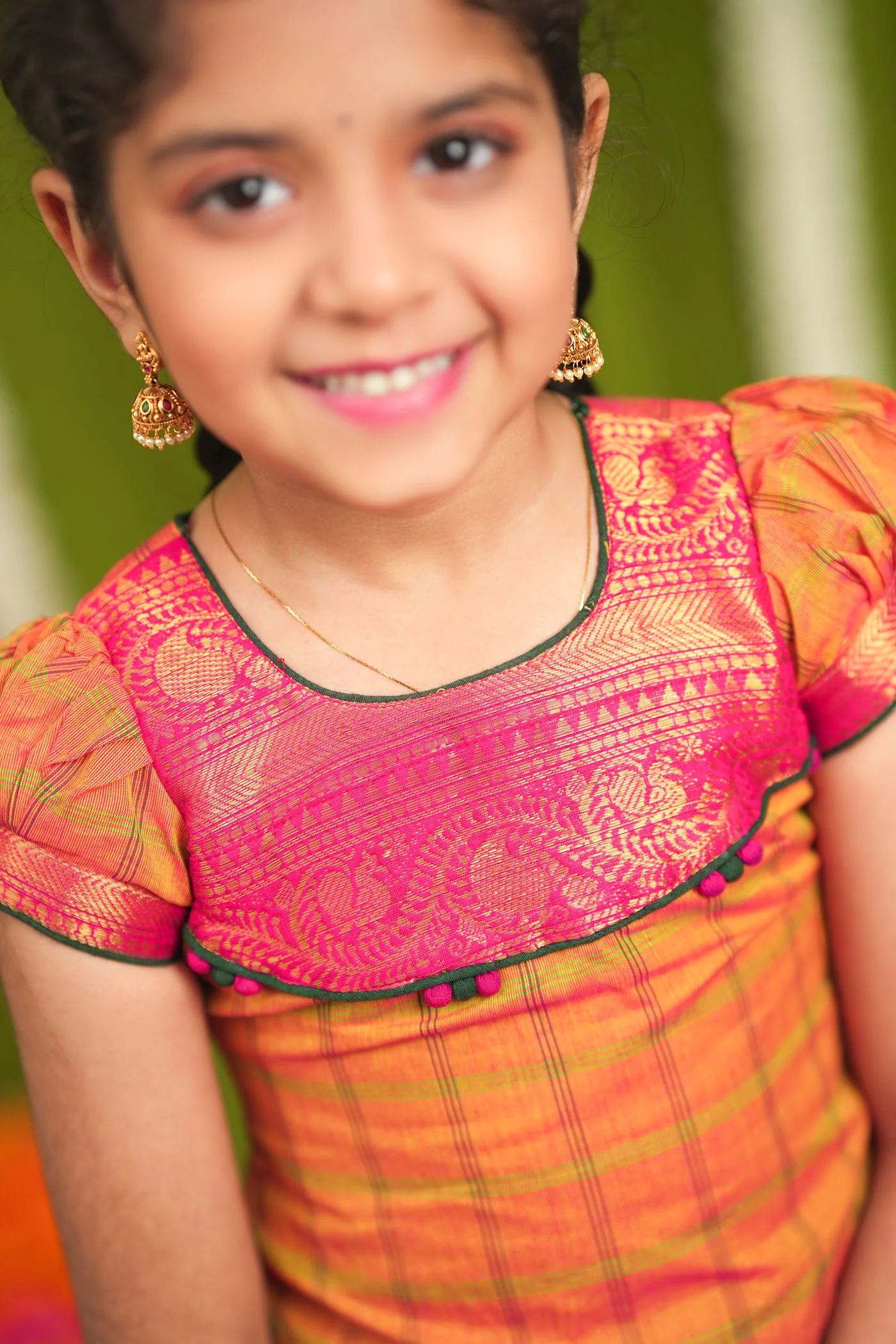 IMD - Samaira Yellow Lehenga Mini (Set of 2) - Image 9